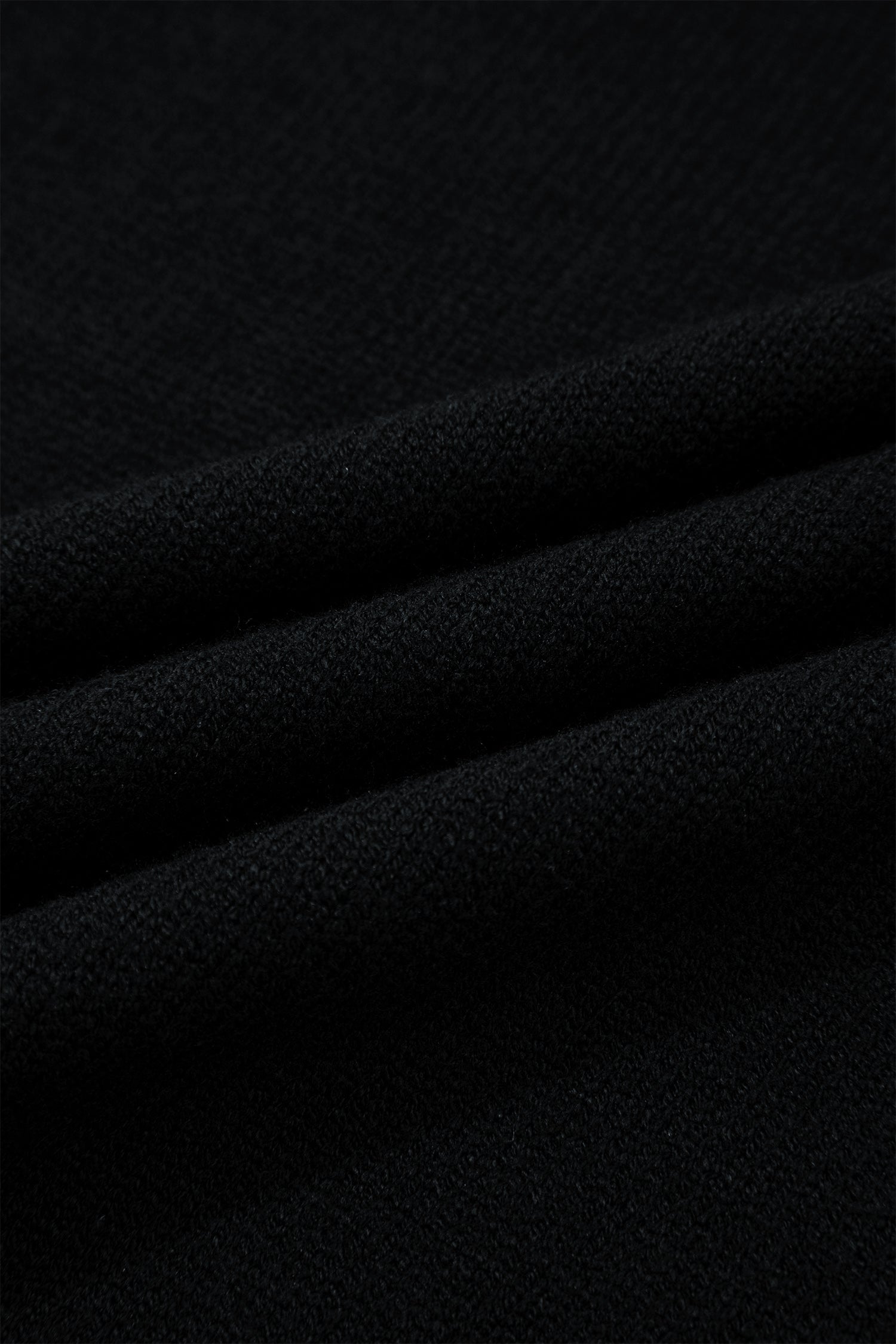 Black Solid Color Knit Contrast Denim Patchwork Collar Sweater Vest-TOPS / DRESSES-[Adult]-[Female]-2022 Online Blue Zone Planet