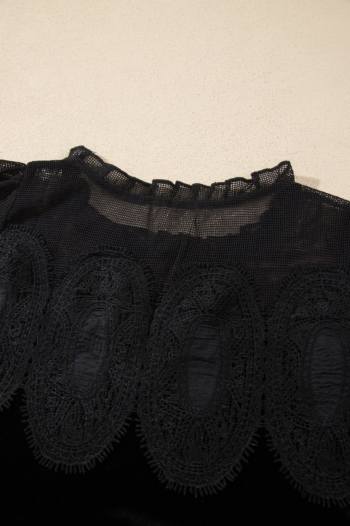 Black Embroidered Velvet Short Sleeve Mini Shift Dress-TOPS / DRESSES-[Adult]-[Female]-2022 Online Blue Zone Planet