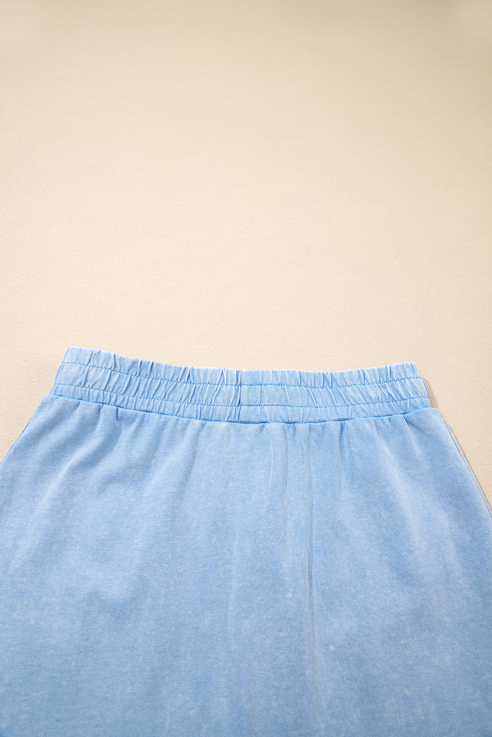 Myosotis 2 Pieces Mineral Wash Cotton Tank Top Lined Split Skirt Set-Two Piece Sets/Two Piece Dresses-[Adult]-[Female]-2022 Online Blue Zone Planet
