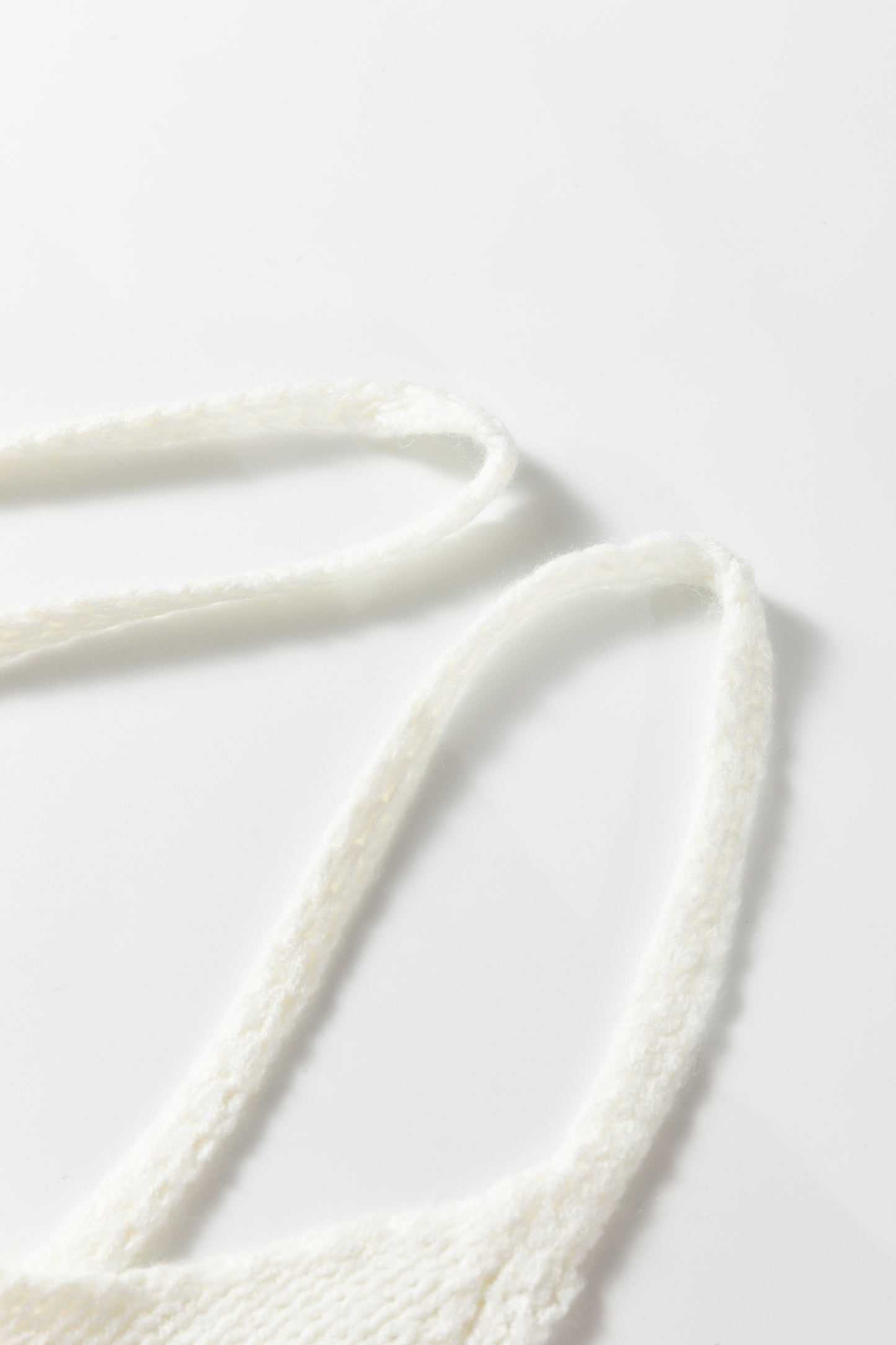 White 3d Flower Spaghetti Straps Sweater Vest-TOPS / DRESSES-[Adult]-[Female]-2022 Online Blue Zone Planet