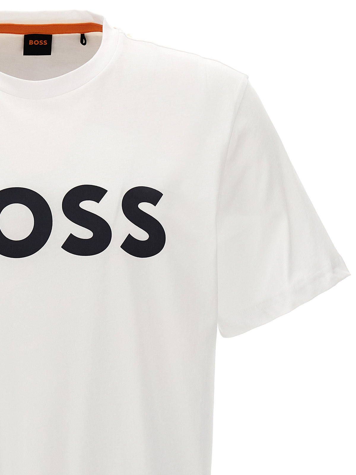Hugo Boss Logo T-shirt-Topwear-[Adult]-[Female]-2022 Online Blue Zone Planet