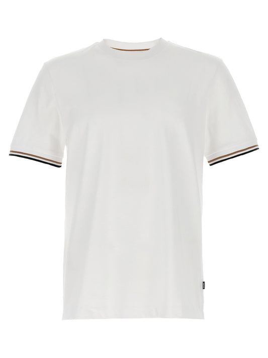 Hugo Boss Thompson 04 T-shirt-Topwear-[Adult]-[Female]-XL-White-2022 Online Blue Zone Planet