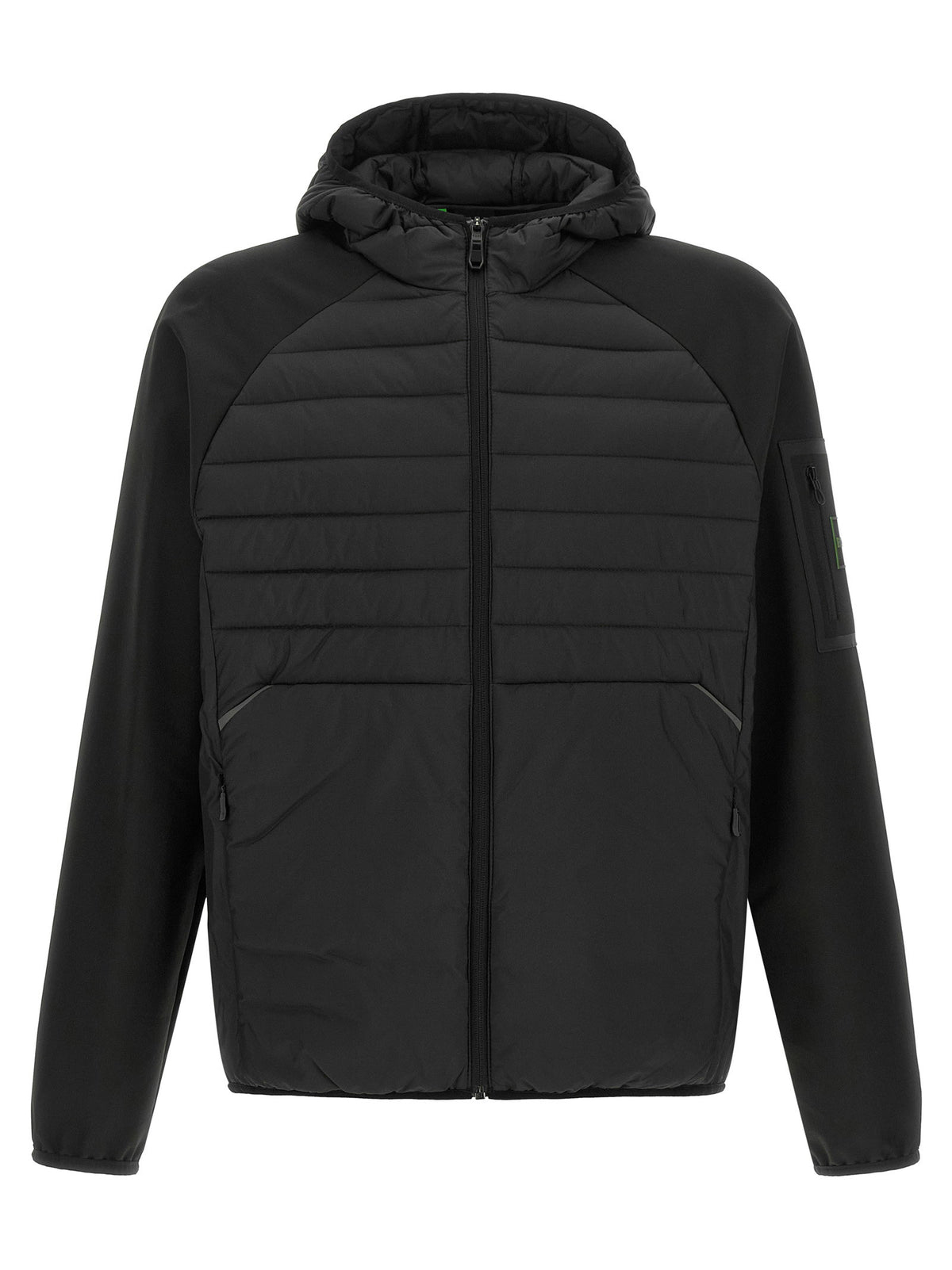 Hugo Boss Two-material Hoodie-Tops / Dresses-[Adult]-[Female]-2022 Online Blue Zone Planet