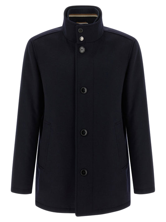 Hugo Boss H-coxtan-234 Coat-Coats-[Adult]-[Female]-56 IT-Blue-2022 Online Blue Zone Planet
