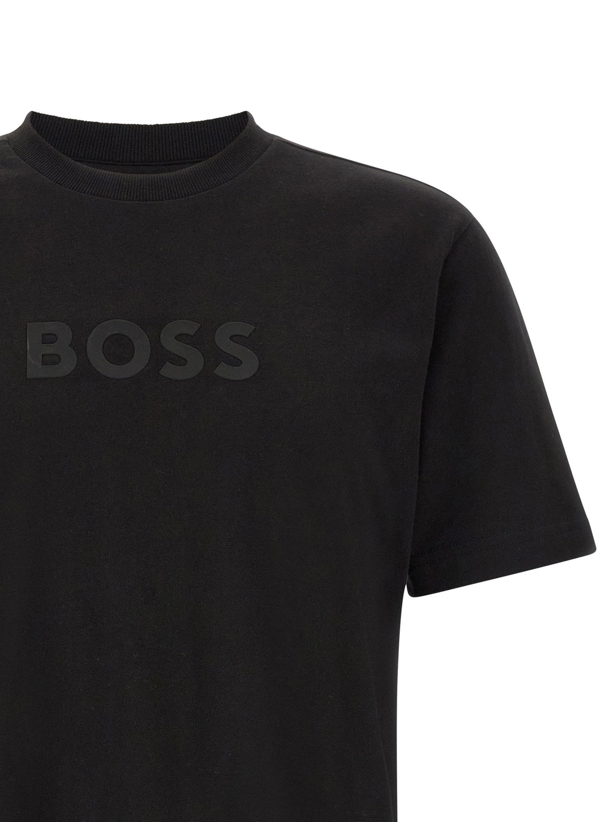 Hugo Boss Logo Print T-shirt-Topwear-[Adult]-[Female]-2022 Online Blue Zone Planet
