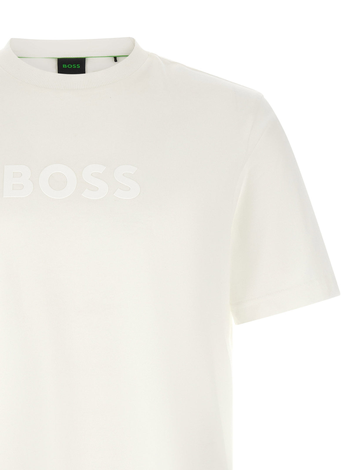 Hugo Boss Logo T-shirt-Topwear-[Adult]-[Female]-2022 Online Blue Zone Planet