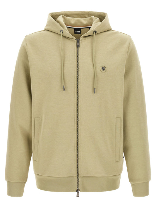 Hugo Boss Green C-spence 01 Hoodie-Tops / Dresses-[Adult]-[Female]-S-Green-2022 Online Blue Zone Planet