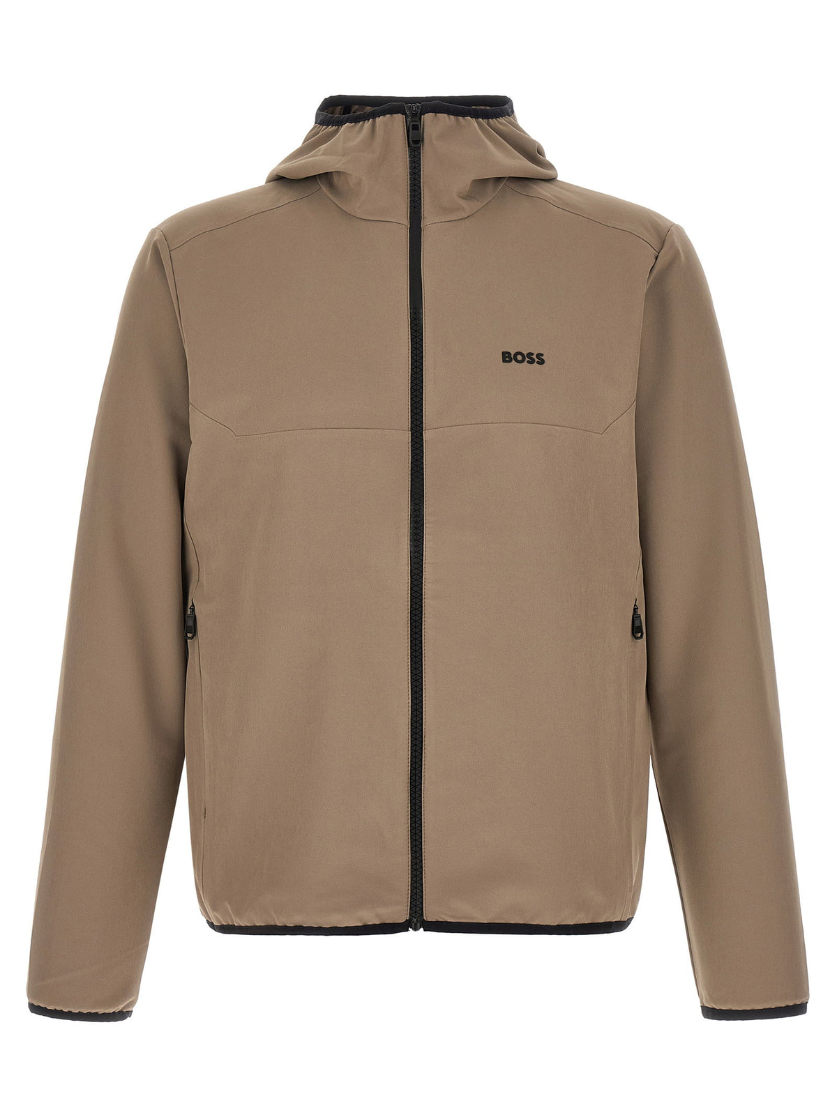 Hugo Boss Litewear Hooded Jacket-Jackets-[Adult]-[Female]-L-Beige-2022 Online Blue Zone Planet