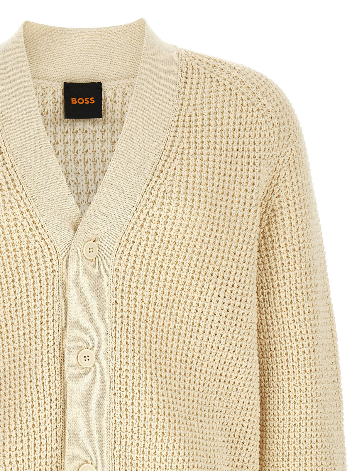 Hugo Boss Honeycomb Cardigan-Topwear-[Adult]-[Female]-2022 Online Blue Zone Planet
