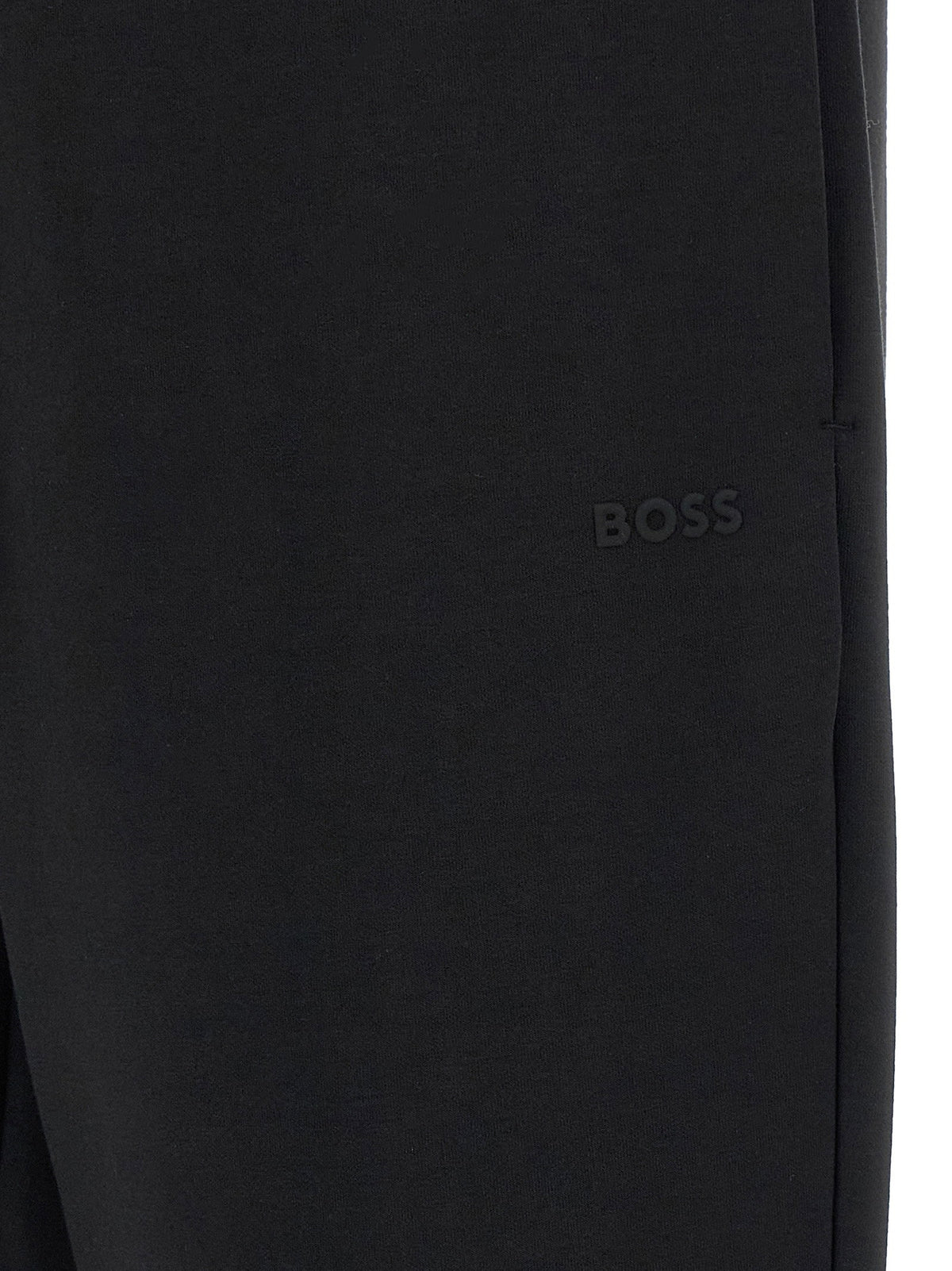 Hugo Boss Cotton Trousers-Trousers-[Adult]-[Female]-2022 Online Blue Zone Planet