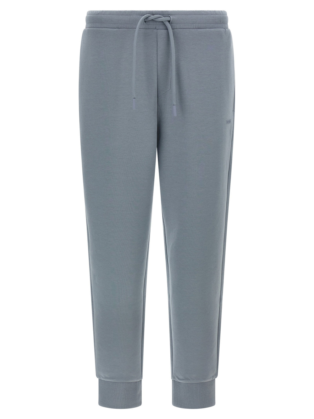 Hugo Boss Cotton Joggers-Trousers-[Adult]-[Female]-S-Gray-2022 Online Blue Zone Planet