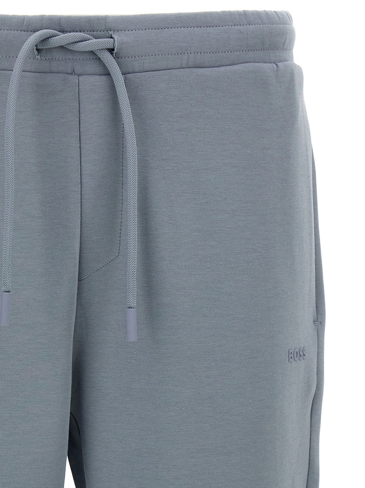 Hugo Boss Cotton Joggers-Trousers-[Adult]-[Female]-2022 Online Blue Zone Planet