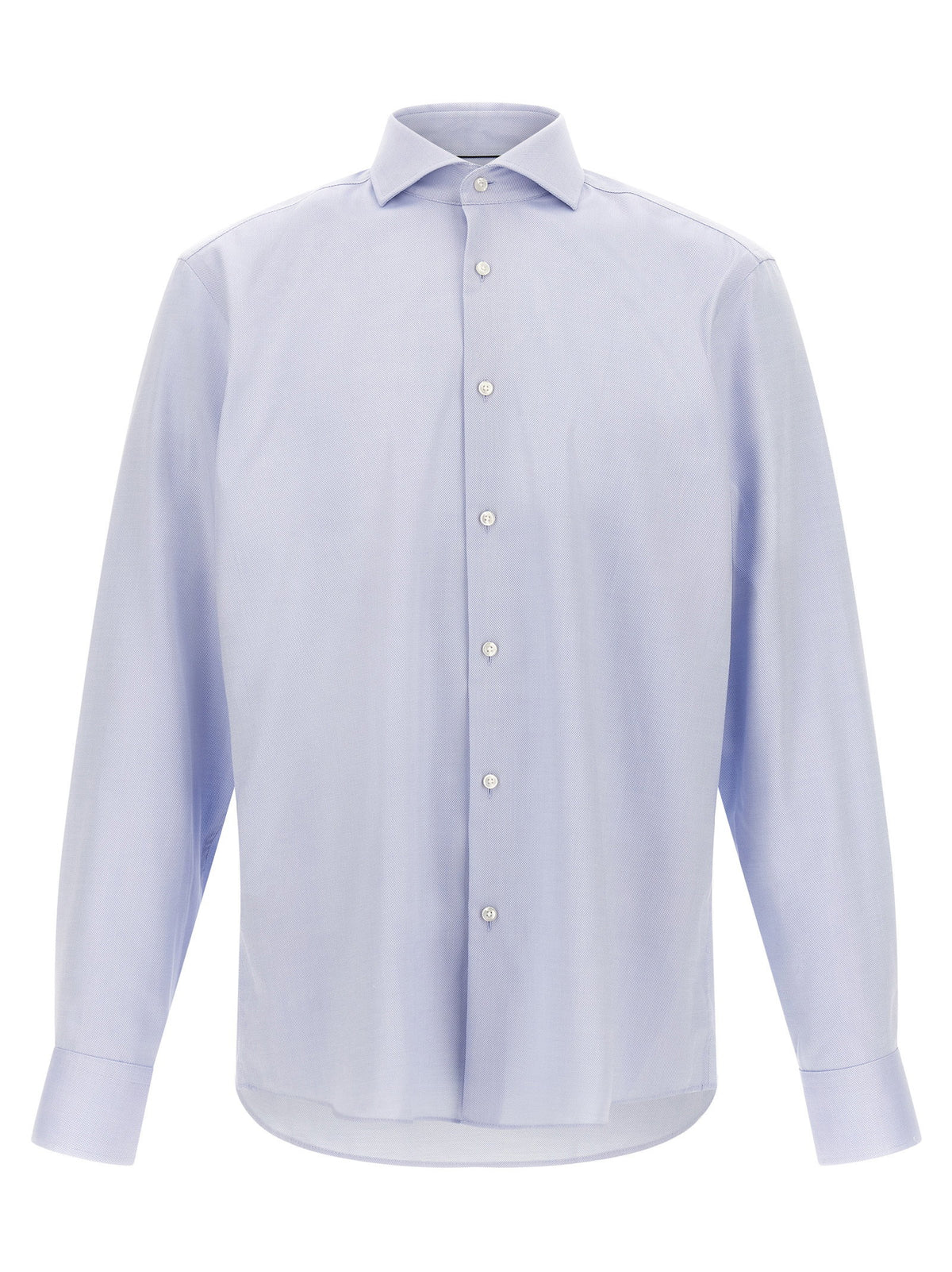 Hugo Boss Oxford Cotton Shirt-Shirts-[Adult]-[Female]-2022 Online Blue Zone Planet