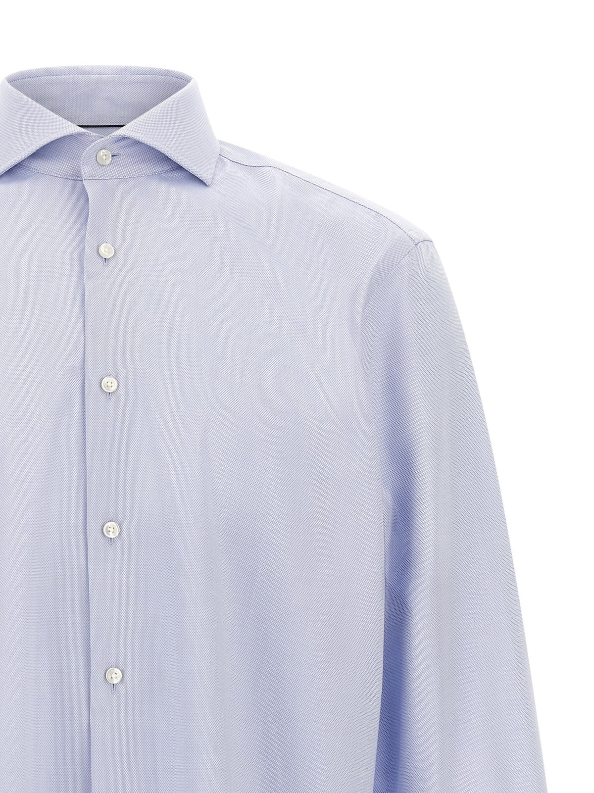 Hugo Boss Oxford Cotton Shirt-Shirts-[Adult]-[Female]-2022 Online Blue Zone Planet