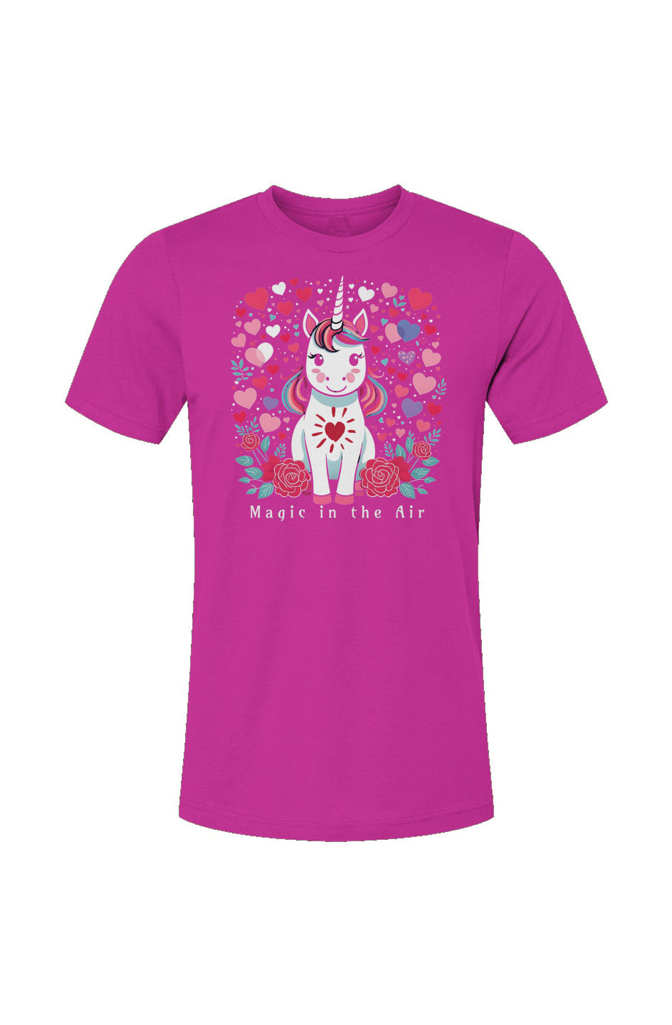 Magic in the Air Unicorn Valentine T-Shirt