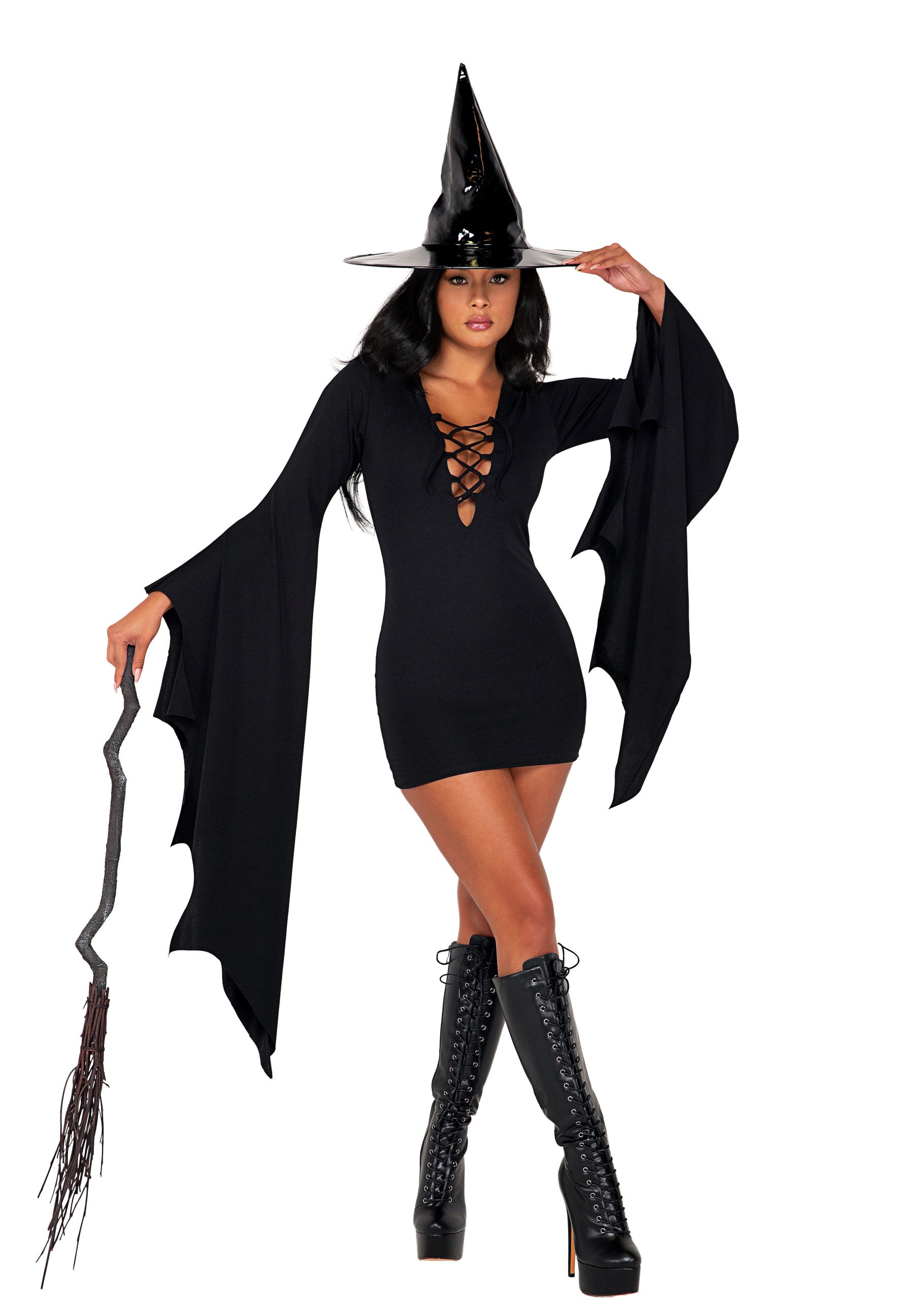 2 Piece-midnight-coven-witch-Costumes-[Adult]-[Female]-Black-S-2022 Online Blue Zone Planet