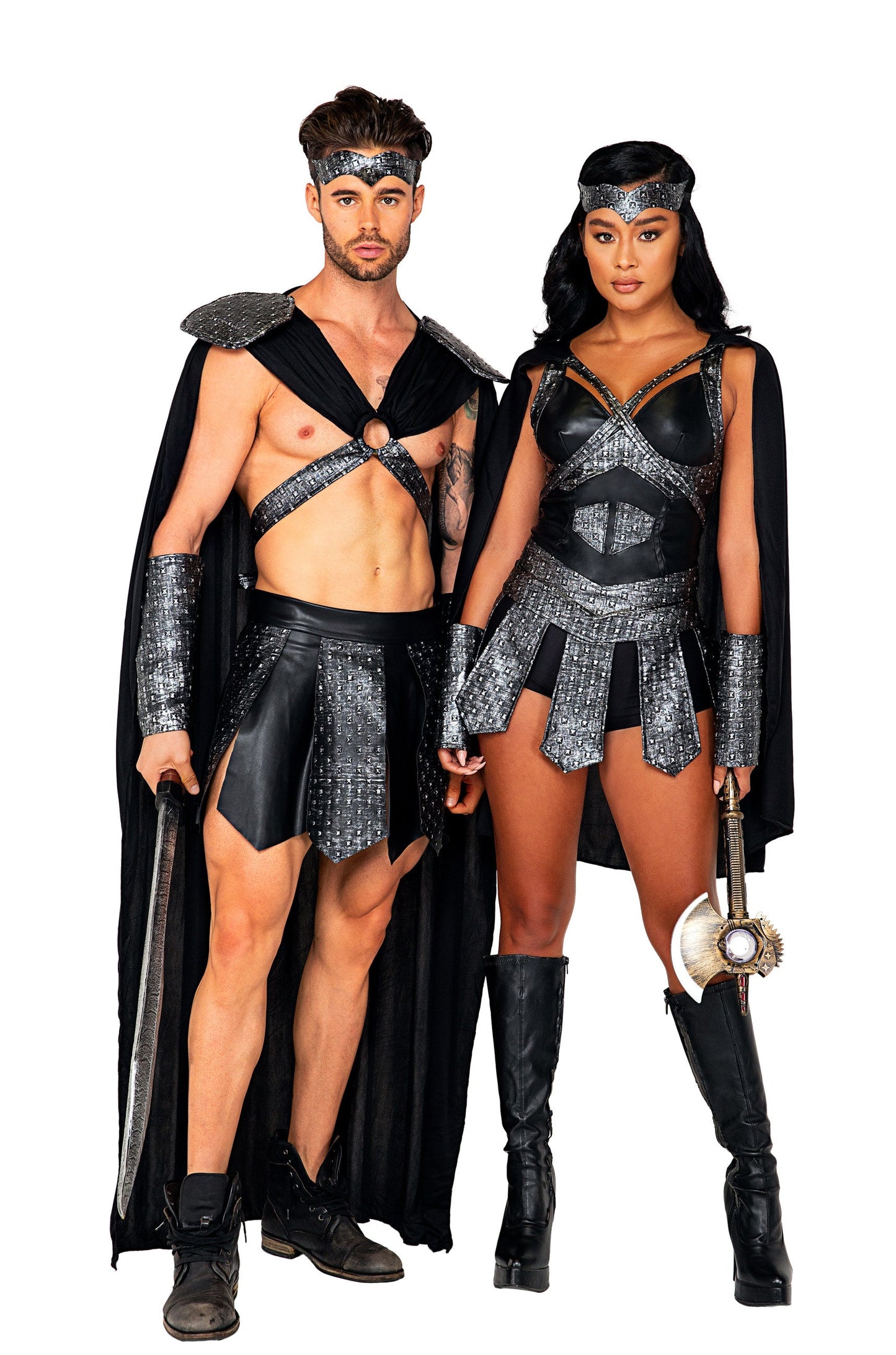 4 Piece-valiant-gladiator-Costumes-[Adult]-[Female]-2022 Online Blue Zone Planet