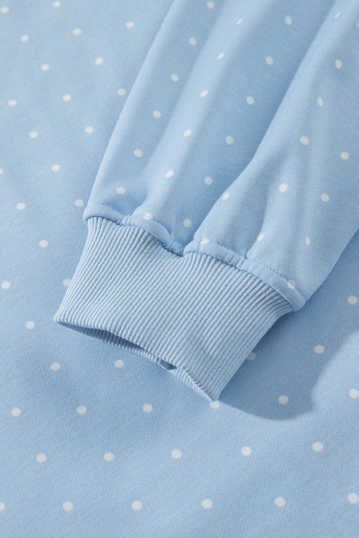 Pink Polka Dot Printed Oversized Hoodie Casual Shorts 2pcs Set-Tops / Dresses-[Adult]-[Female]-2022 Online Blue Zone Planet