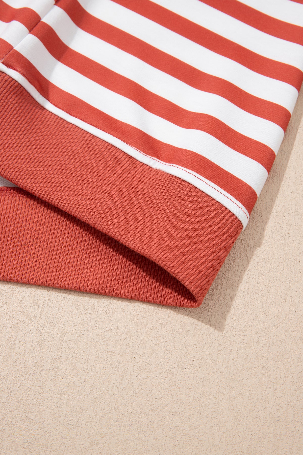 Orange Stripe Short Bubble Sleeve T Shirt-Tops/Tops & Tees-[Adult]-[Female]-2022 Online Blue Zone Planet