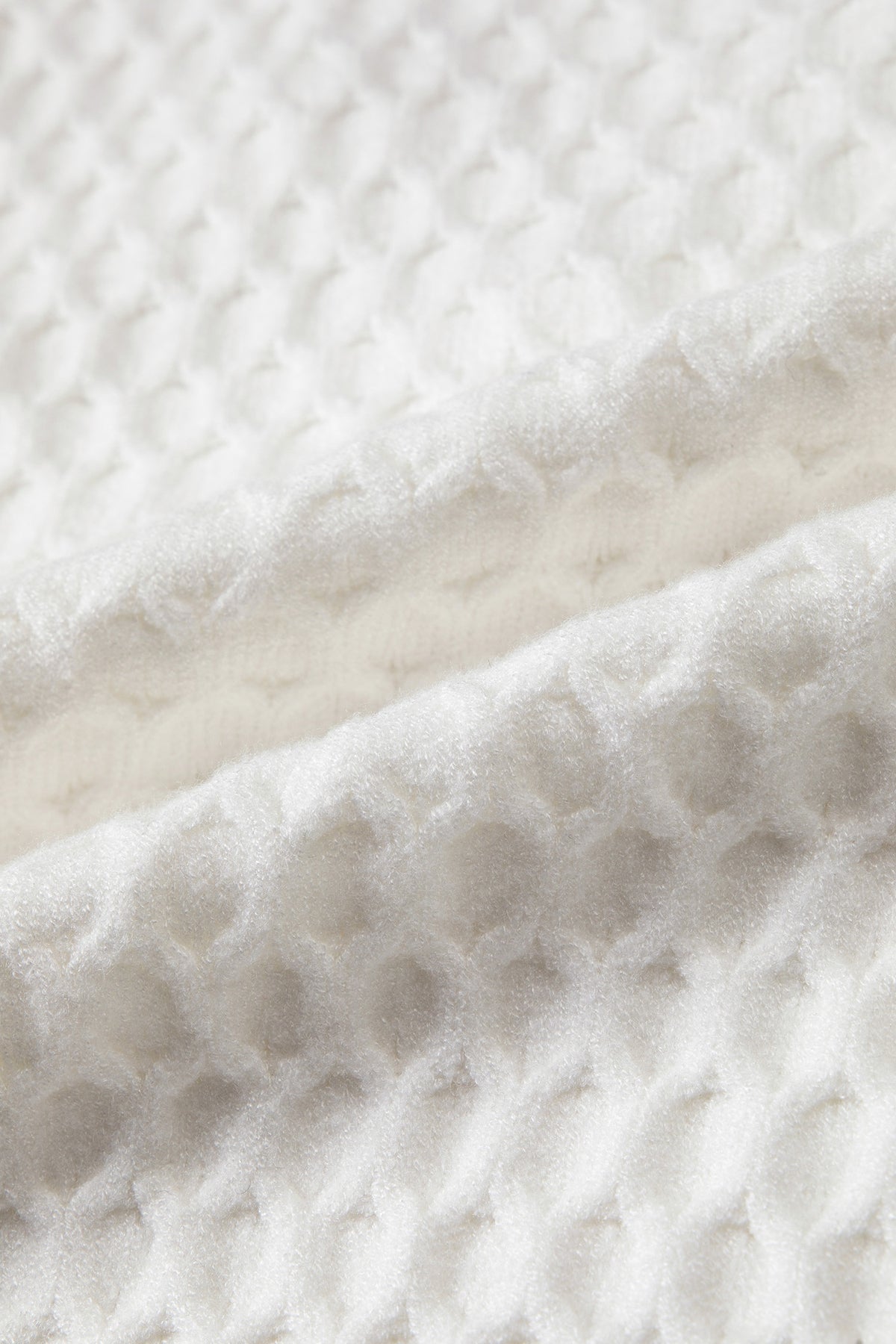 White Solid Textured Knit Pearl Embellished Pullover Sweater-TOPS / DRESSES-[Adult]-[Female]-2022 Online Blue Zone Planet