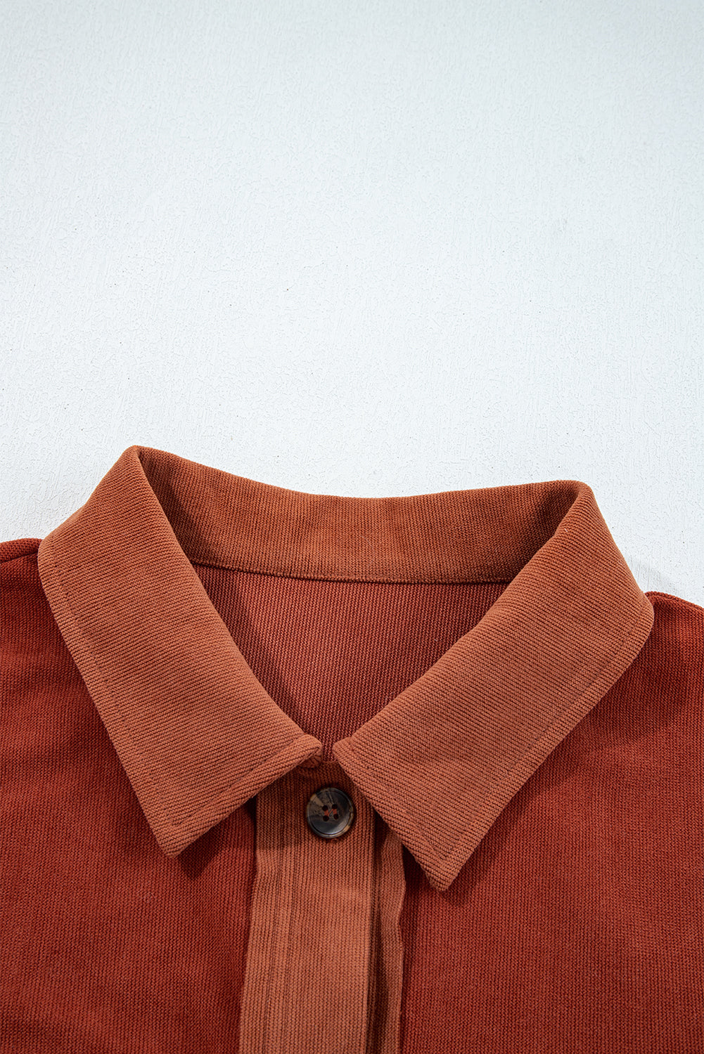 Gold Flame Velvet Flap Pockets Drop Shoulder Casual Shacket-Outerwear/Jackets-[Adult]-[Female]-2022 Online Blue Zone Planet