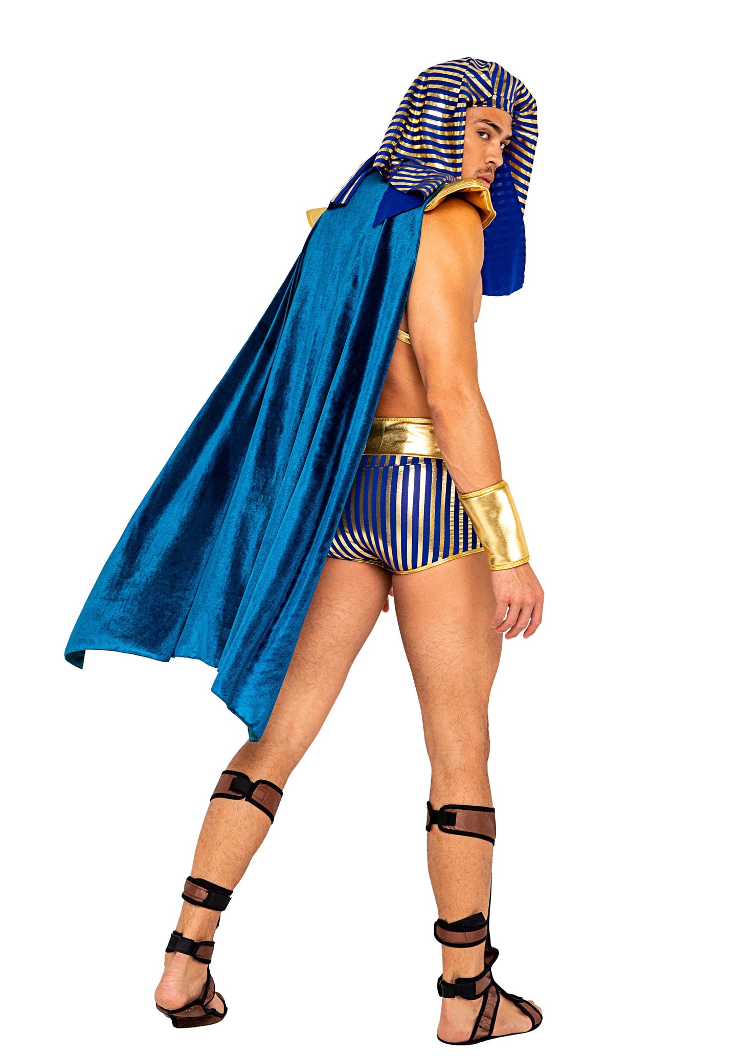 5 Piece-mens-king-pharaoh-of-egypt-Costumes-[Adult]-[Female]-2022 Online Blue Zone Planet