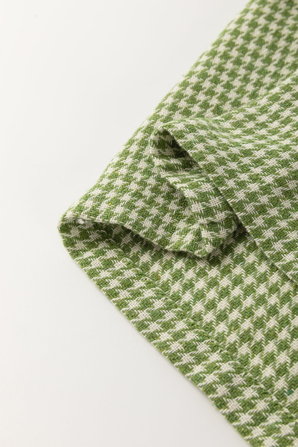 Green Gingham Wide Leg Loose Overall with Pockets-Bottoms/Jumpsuits & Rompers-[Adult]-[Female]-2022 Online Blue Zone Planet