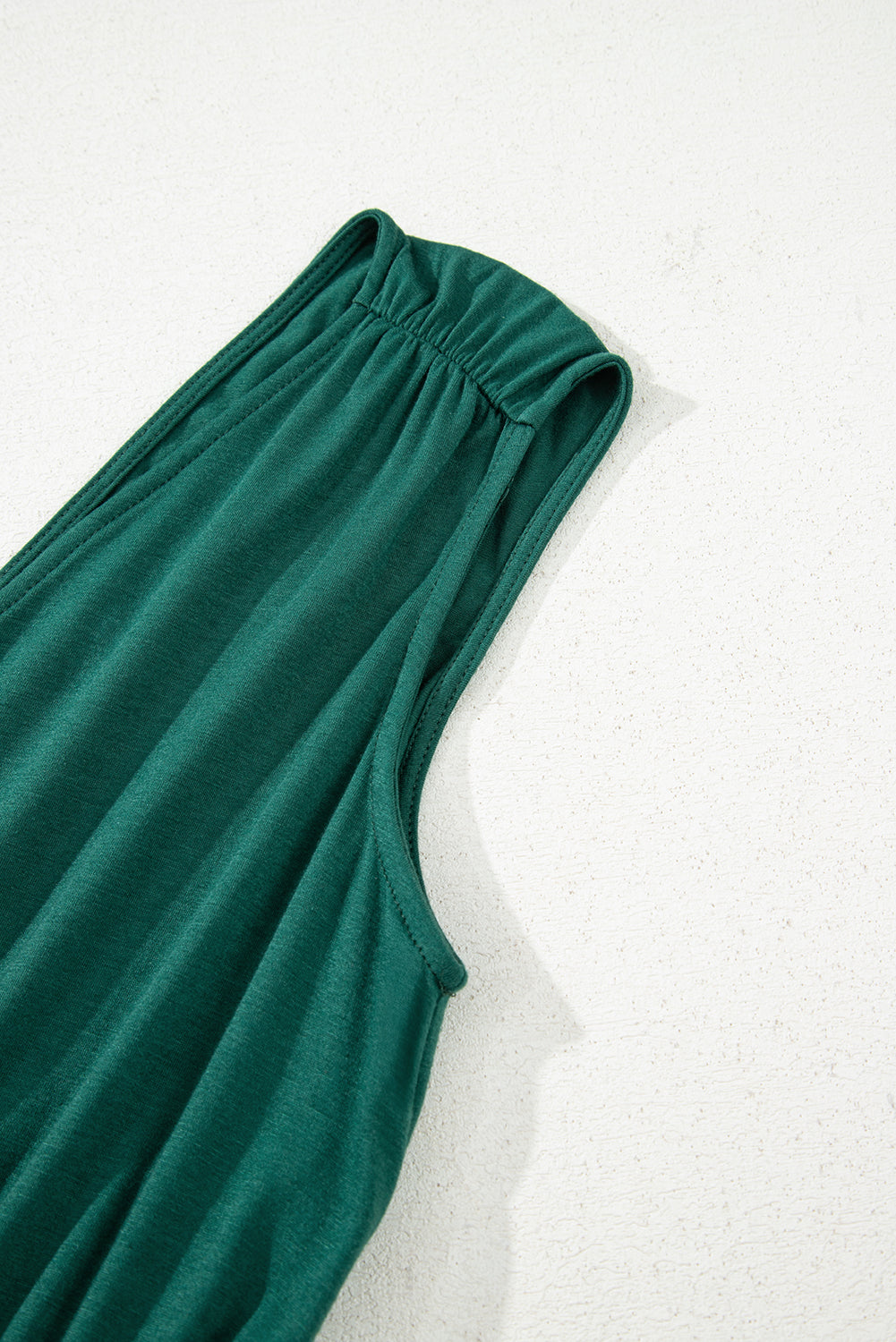Blackish Green Deep V Pleated Crisscross Wide Leg Backless Jumpsuit-Bottoms/Jumpsuits & Rompers-[Adult]-[Female]-2022 Online Blue Zone Planet