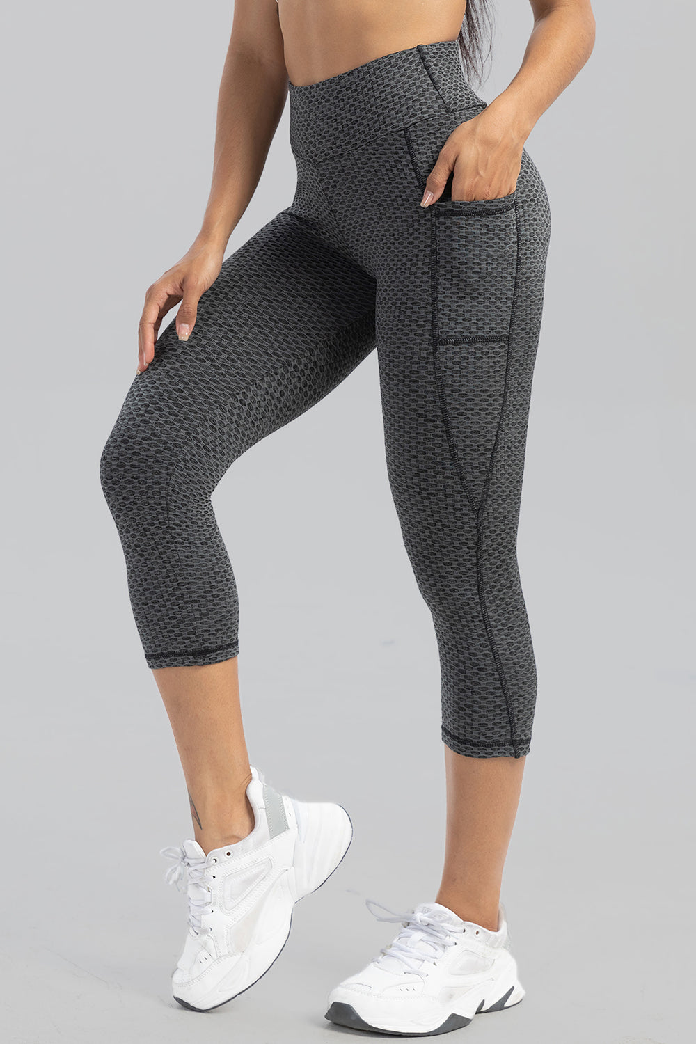 Contrast Stitching High Waist Active Pants-[Adult]-[Female]-2022 Online Blue Zone Planet