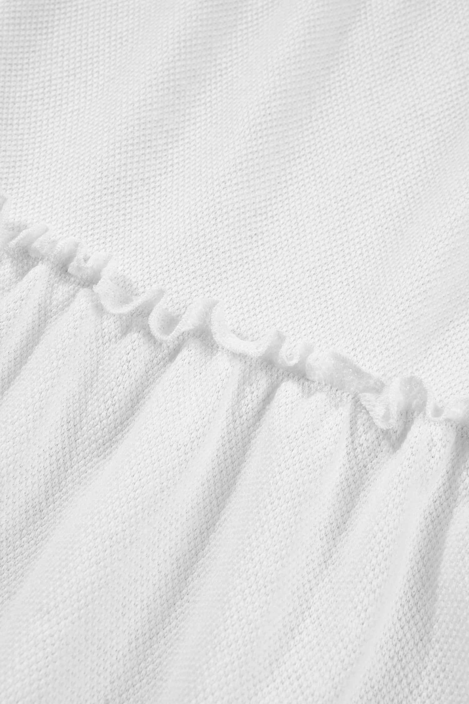 White Tiered Frill Trim A-line Tank Top-Tops/Tank Tops-[Adult]-[Female]-2022 Online Blue Zone Planet