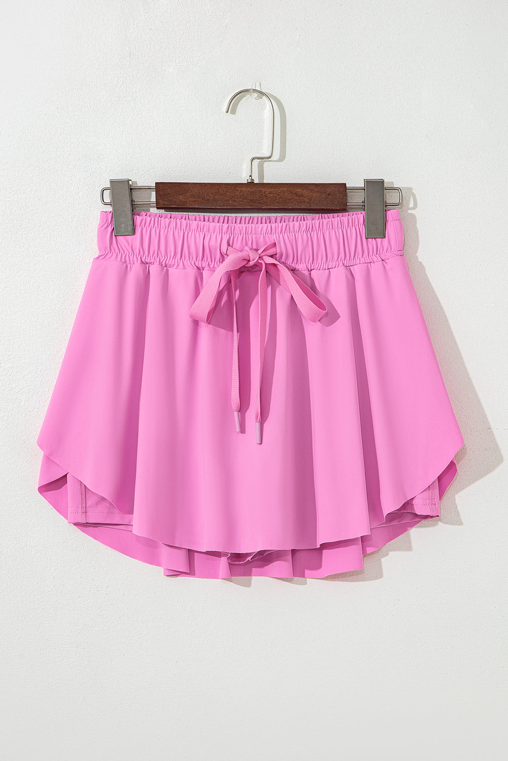 Bonbon Drawstring High Waist Lined Tennis Skorts-Bottoms/Skirts & Petticoat-[Adult]-[Female]-2022 Online Blue Zone Planet