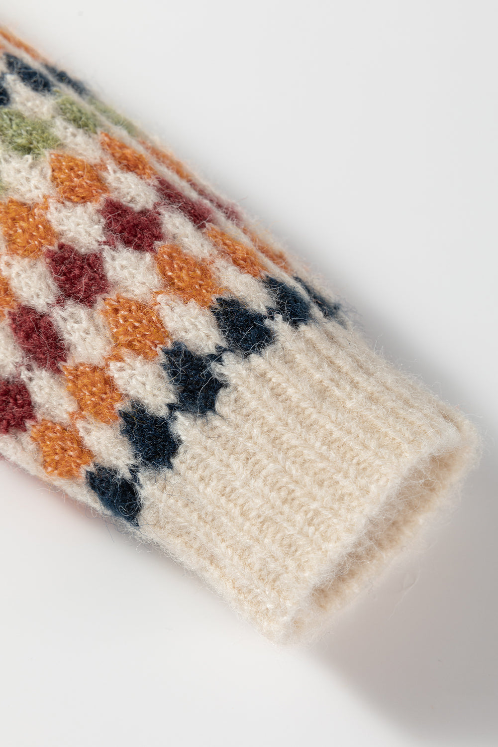 Multicolour Dotty Pattern Knit Button Front V Neck Sweater Cardigan-TOPS / DRESSES-[Adult]-[Female]-2022 Online Blue Zone Planet