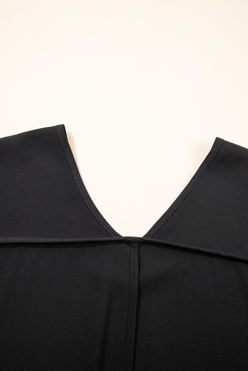 Green Seamed Back High Low Hem V Neck Cuffed Sleeve Plus Size Tee-Plus Size/Plus Size Tops/Plus Size Tops & Tees-[Adult]-[Female]-2022 Online Blue Zone Planet