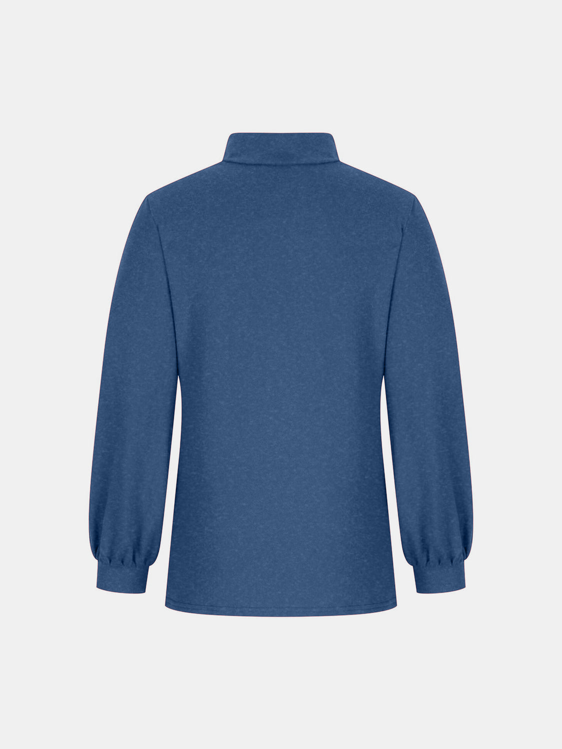 Full Size Mock Neck Long Sleeve T-Shirt-TOPS / DRESSES-[Adult]-[Female]-2022 Online Blue Zone Planet