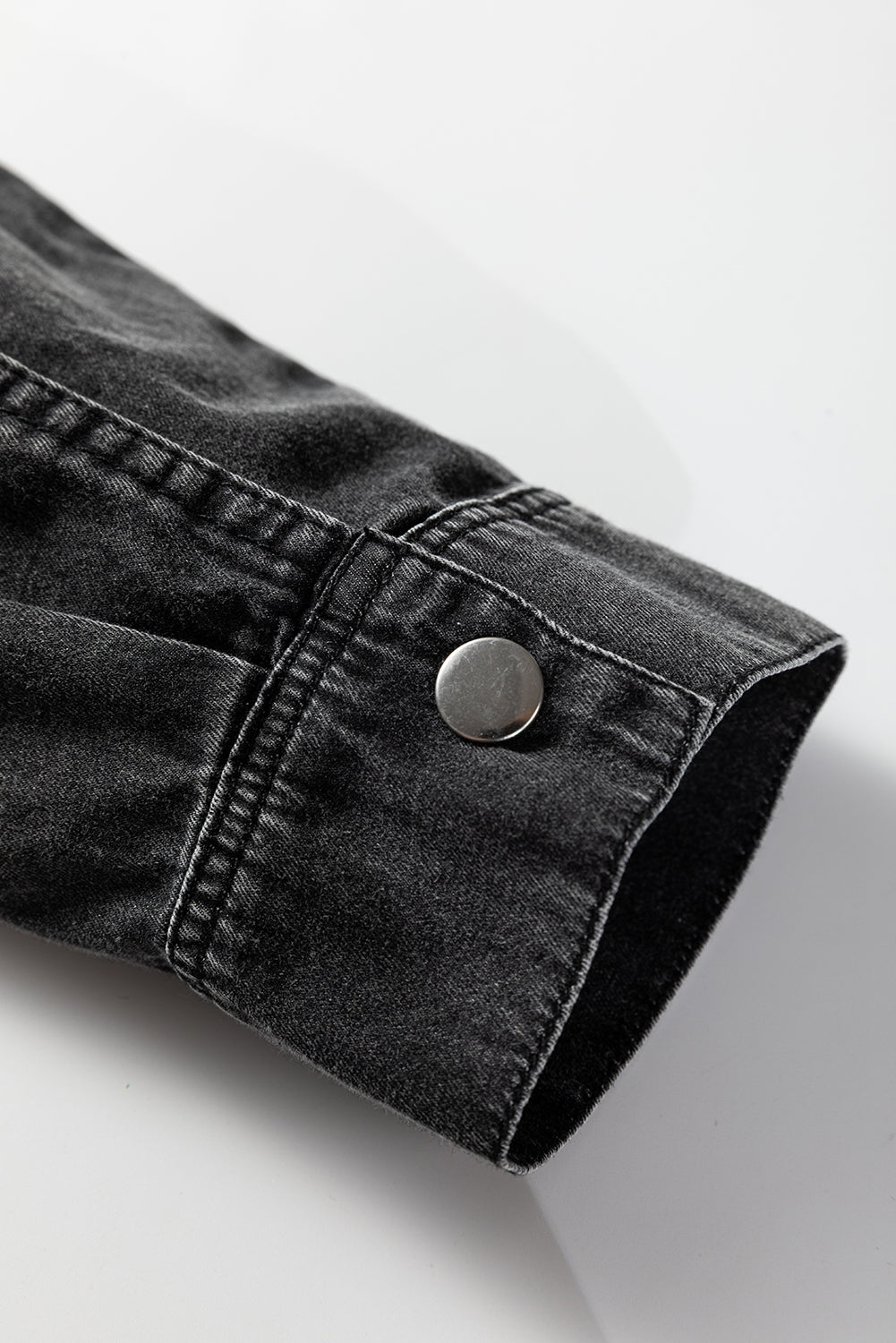 Medium Grey Beau Chest Pocket Raw Hem Denim Loose Shirt Dress-TOPS / DRESSES-[Adult]-[Female]-2022 Online Blue Zone Planet