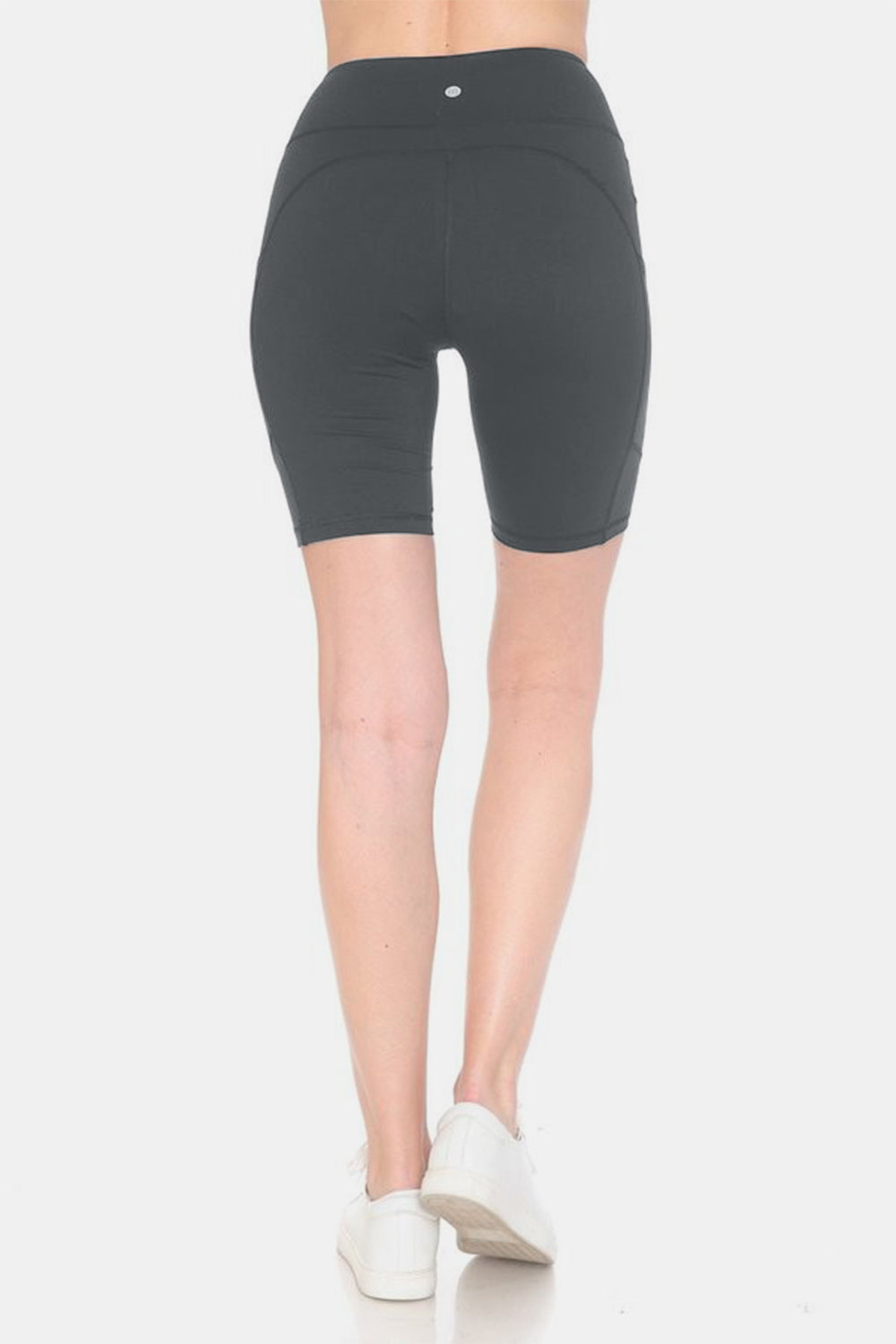 Blue Zone Planet | Leggings Depot Full Size High Waist Active Shorts-BOTTOMS SIZES SMALL MEDIUM LARGE-[Adult]-[Female]-2022 Online Blue Zone Planet