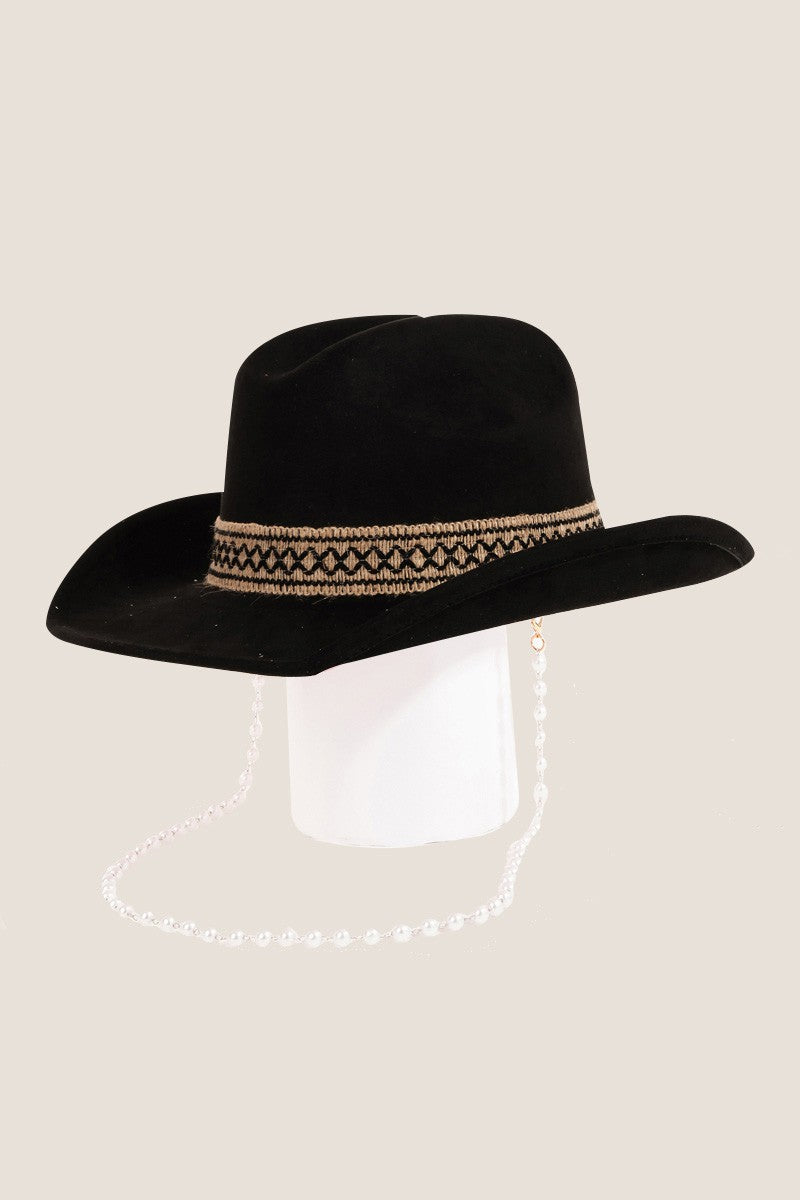 Fame Ornate Band Cowboy Hat-HATS-[Adult]-[Female]-Bk-One Size-2022 Online Blue Zone Planet