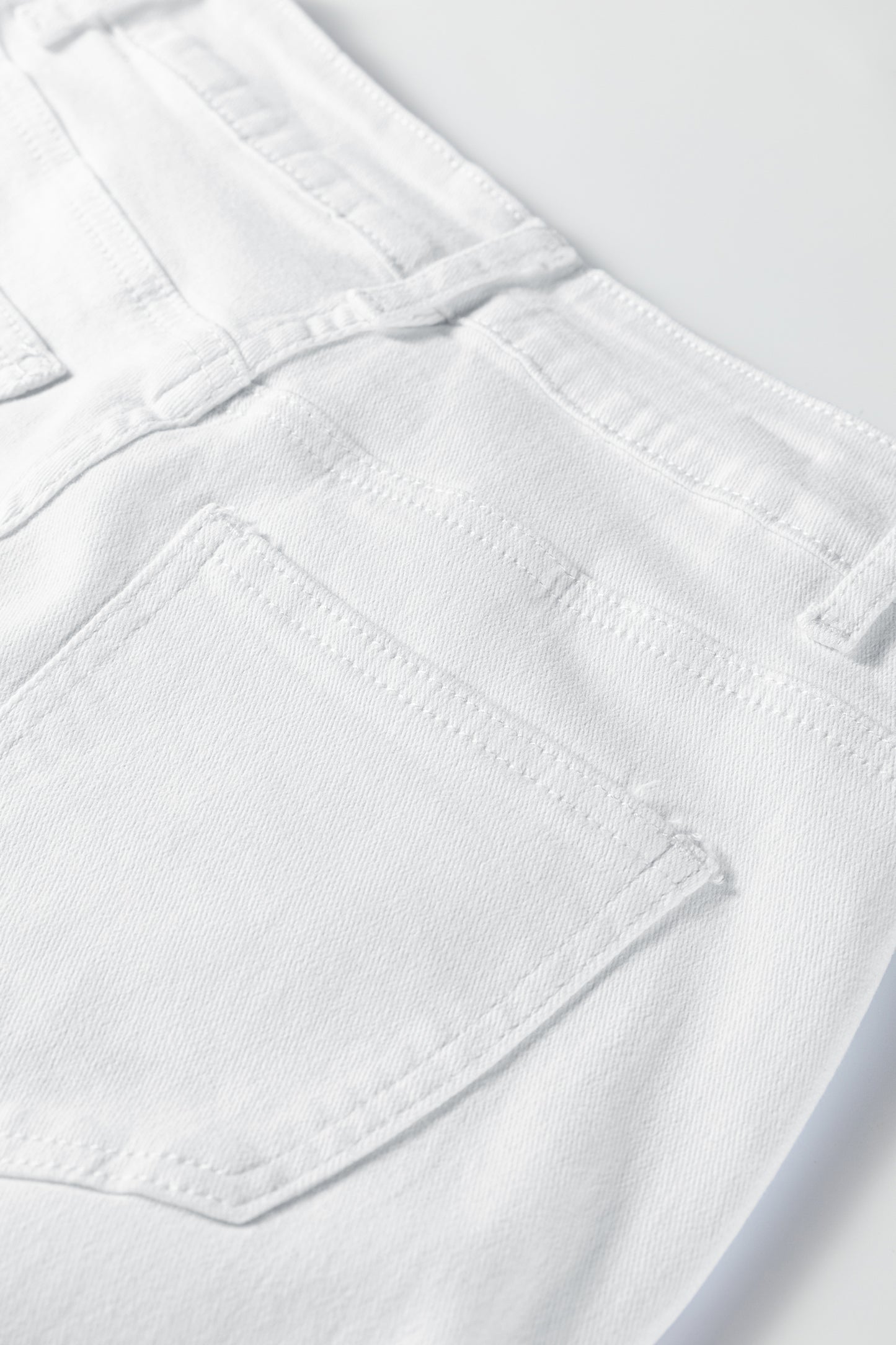 White Bow Knot Side Detail Straight Leg Loose Jeans-Bottoms/Jeans-[Adult]-[Female]-2022 Online Blue Zone Planet