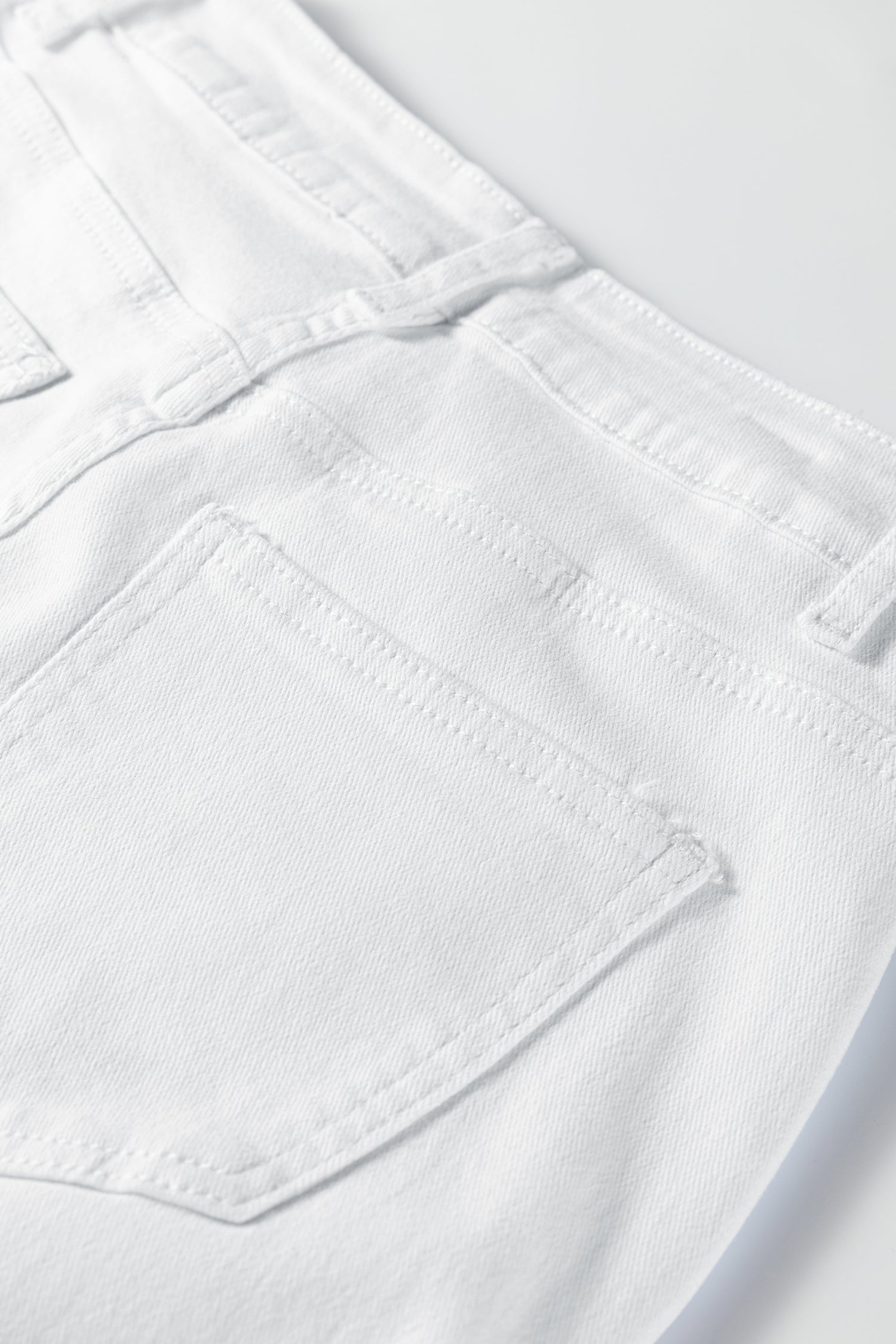 White Bow Knot Side Detail Straight Leg Loose Jeans-Bottoms/Jeans-[Adult]-[Female]-2022 Online Blue Zone Planet