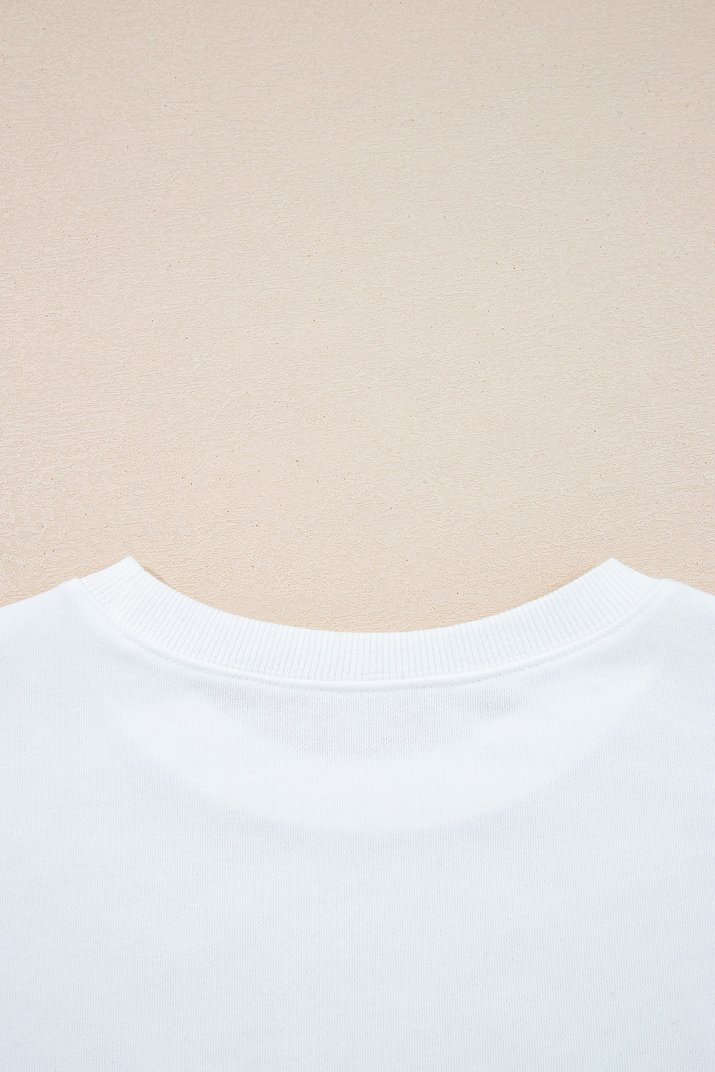 White Varsity Striped Detail Drop Shoulder Oversized Sweatshirt-Tops/Sweatshirts & Hoodies-[Adult]-[Female]-2022 Online Blue Zone Planet