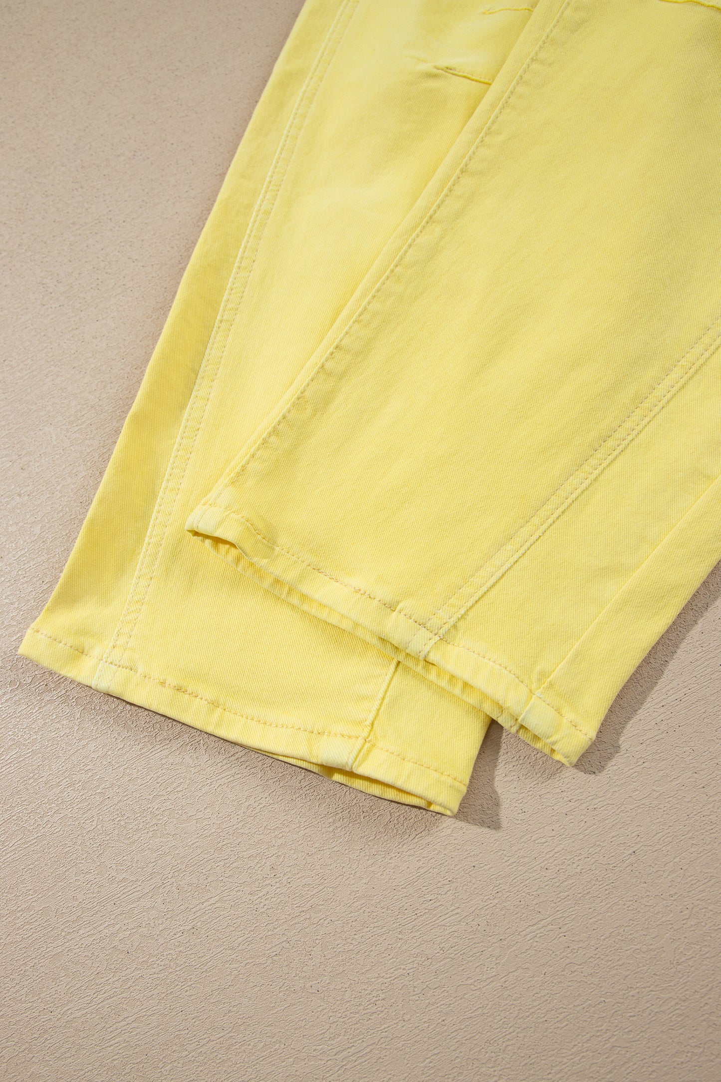 Light Pink Solid Color Grommet Detail Knot Waist Barrel Jeans-Bottoms/Jeans-[Adult]-[Female]-2022 Online Blue Zone Planet