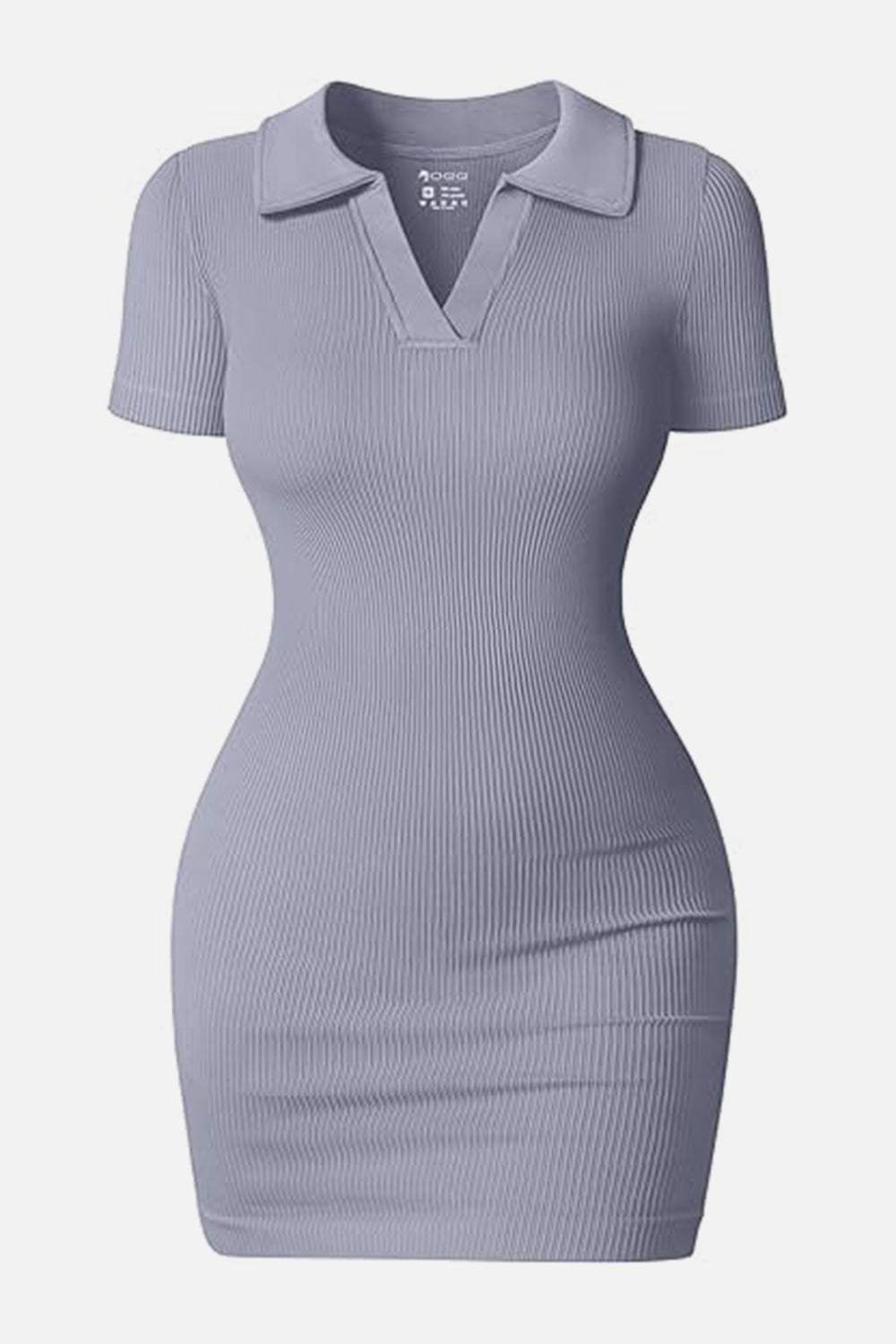 Johnny Collar Short Sleeve Active Dress-TOPS / DRESSES-[Adult]-[Female]-Light Blue-S-2022 Online Blue Zone Planet