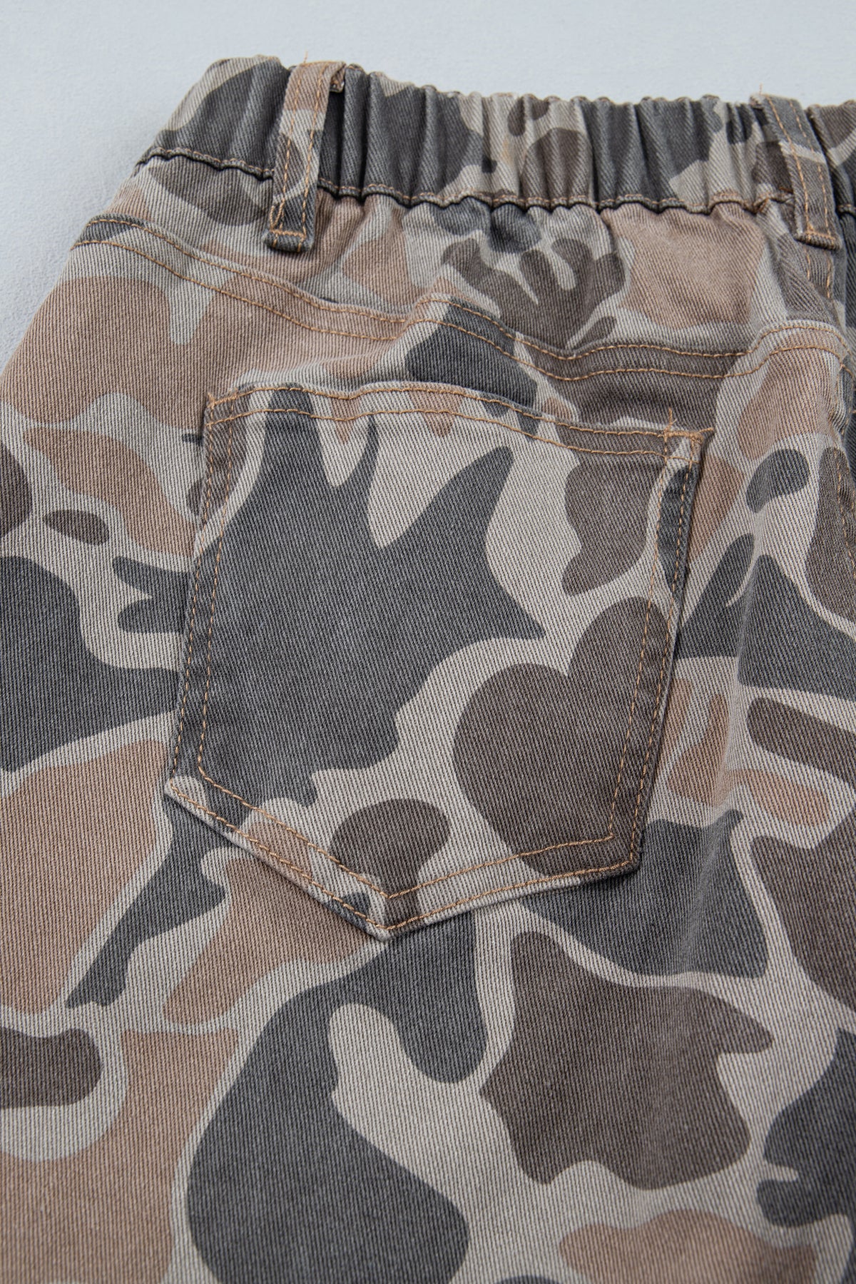 Multicolour Camouflage Shift Ankle Length Jeans-Bottoms/Jeans-[Adult]-[Female]-2022 Online Blue Zone Planet