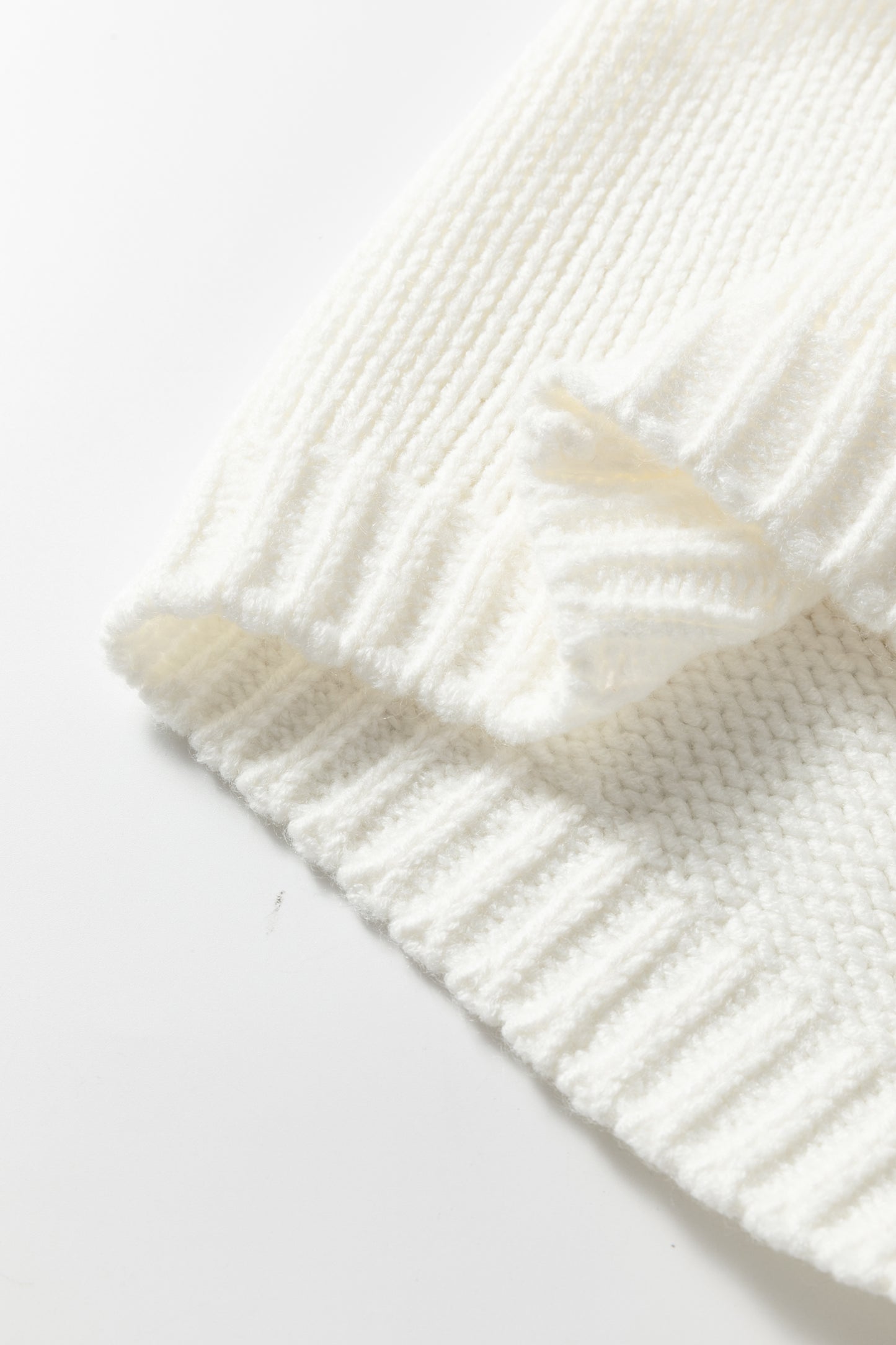 White 3d Flower Spaghetti Straps Sweater Vest-TOPS / DRESSES-[Adult]-[Female]-2022 Online Blue Zone Planet