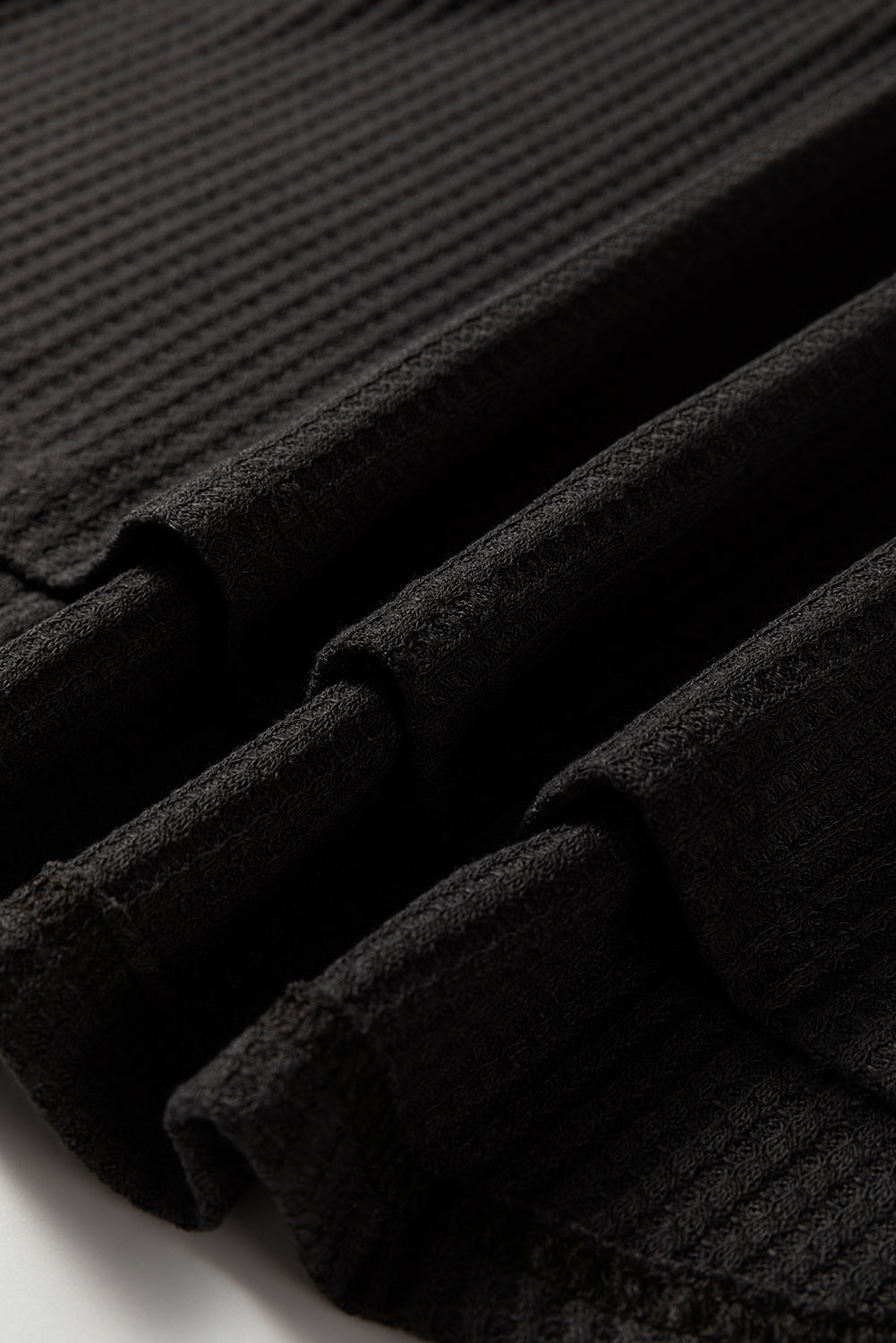 Carbon Grey Waffle Knit Patchwork Half Zipped Casual Sweatshirt-Tops/Sweatshirts & Hoodies-[Adult]-[Female]-2022 Online Blue Zone Planet