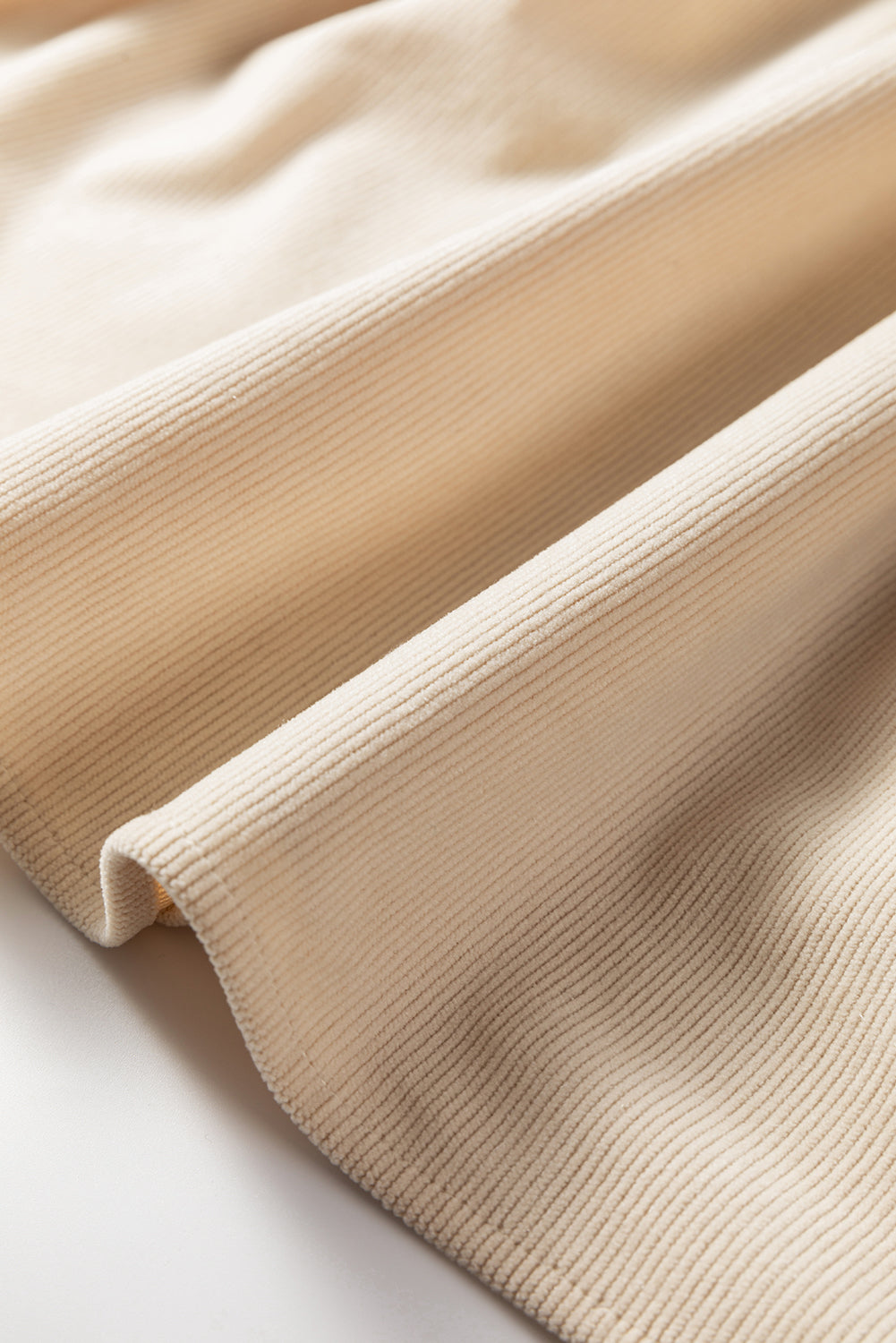 Parchment Notched Neck Scallop Detail Plus Size Mini Dress-TOPS / DRESSES-[Adult]-[Female]-2022 Online Blue Zone Planet