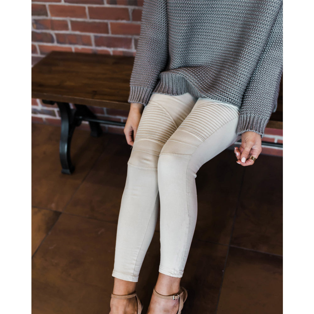 Full Size Run Mineral Wash Cropped Skinny Pants-BOTTOM SIZES SMALL MEDIUM LARGE-[Adult]-[Female]-249 White-S-2022 Online Blue Zone Planet
