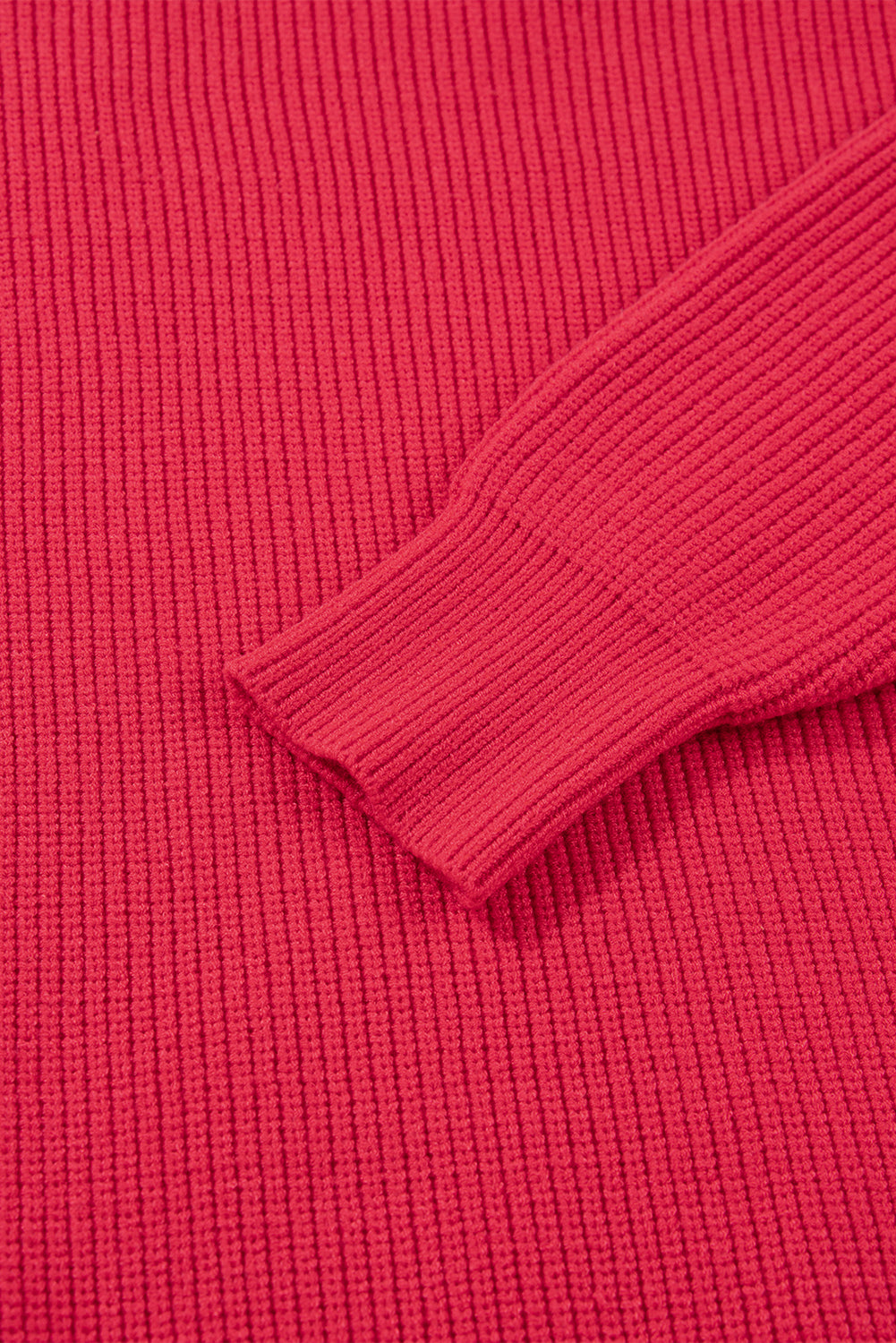 Fiery Red Sequin Bow Accent Drop Shoulder Festive Sweater-TOPS / DRESSES-[Adult]-[Female]-2022 Online Blue Zone Planet