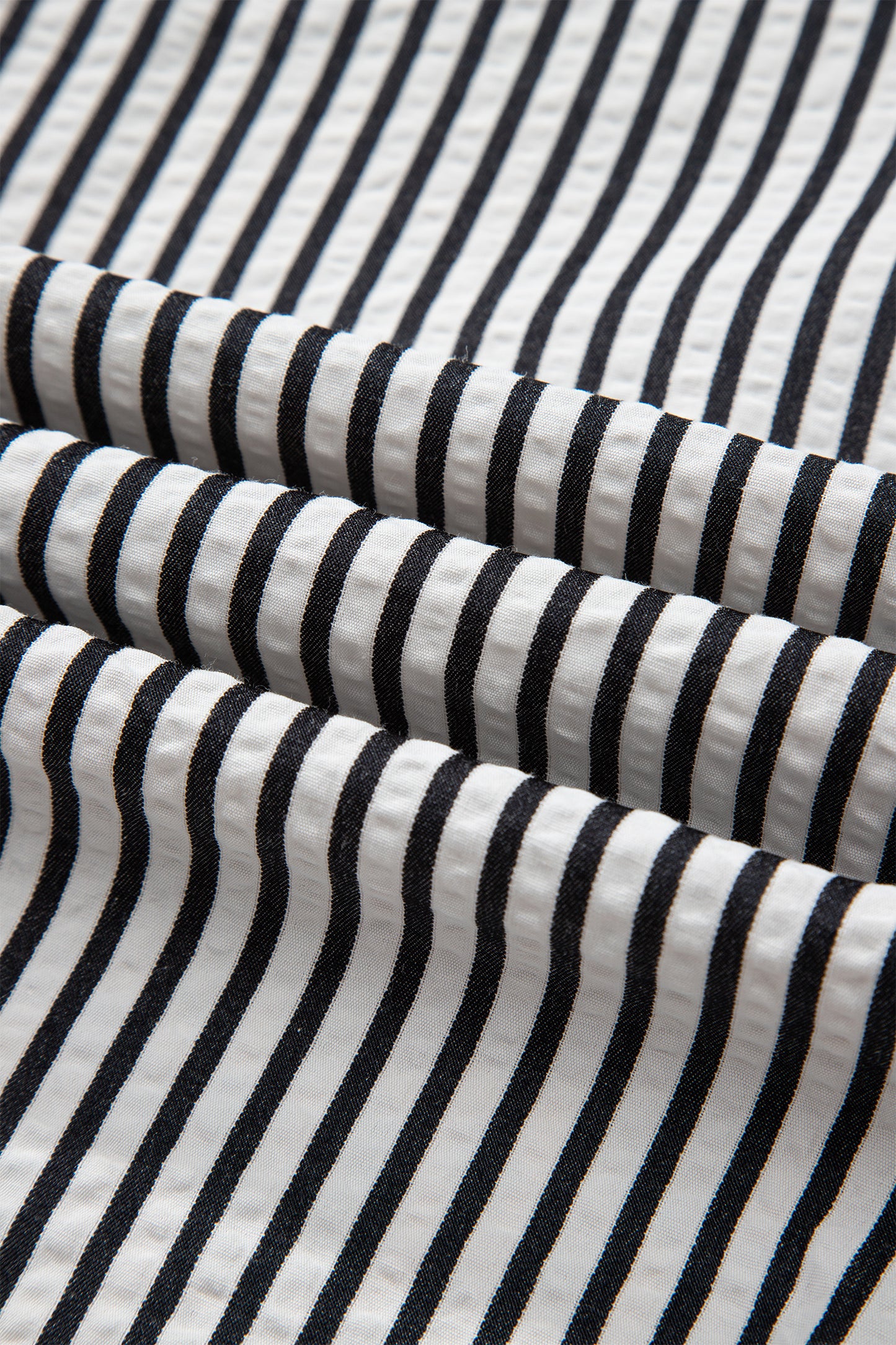 Black Striped Leopard Print Patchwork Button Up Womens Shirt-Tops/Blouses & Shirts-[Adult]-[Female]-2022 Online Blue Zone Planet