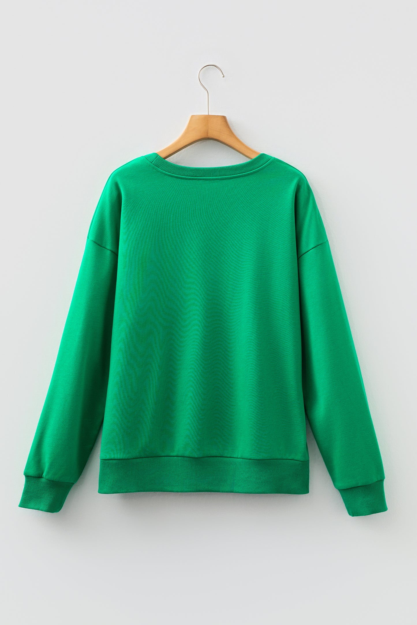 Sea Green Plaid MERRY Christmas Vacation Sweatshirt-Tops/Sweatshirts & Hoodies-[Adult]-[Female]-2022 Online Blue Zone Planet